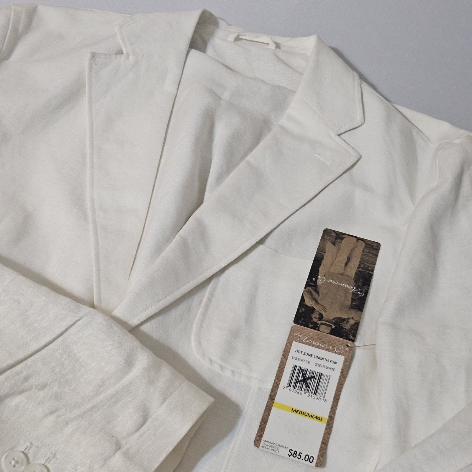 Havana NWT The Havanera Co Linen Blend Mens 40 Blazer Sport NEW Size 40L - 4 Thumbnail