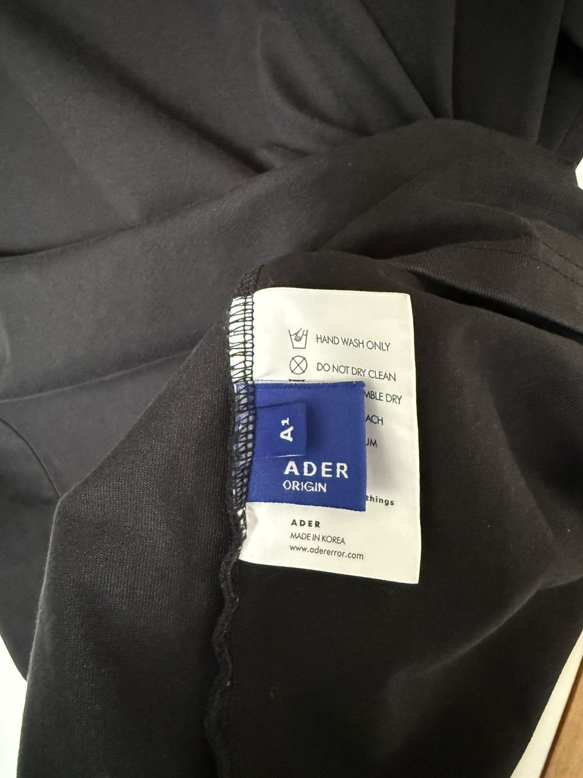 Ader Error Ader Error Black T shirt Top oversized Size US S / EU 44-46 / 1 - 5 Thumbnail