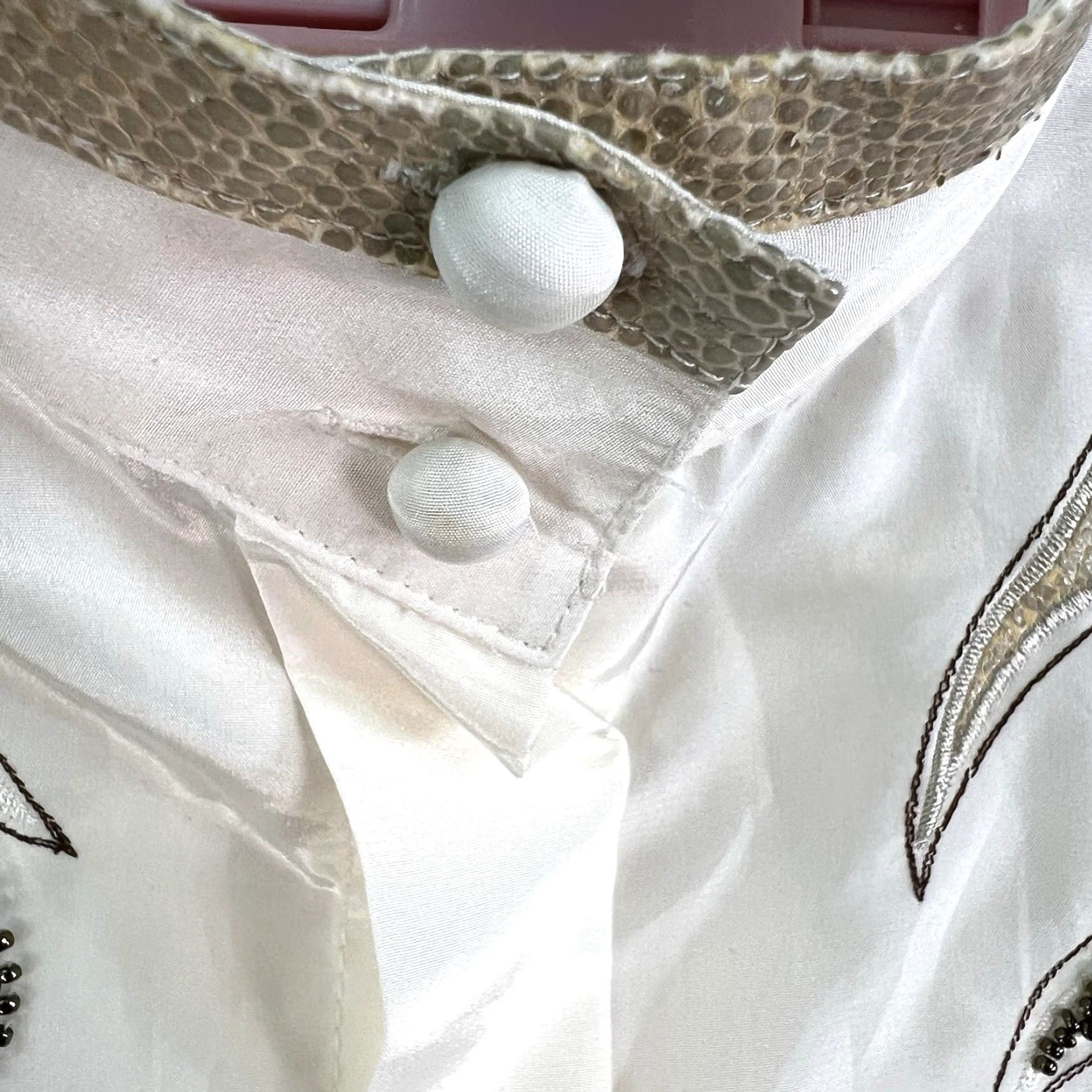 Vintage VINTAGE Laura & Jayne Petite White Bolero Western Button Top Size 14 Size XL / US 12-14 / IT 48-50 - 6 Thumbnail