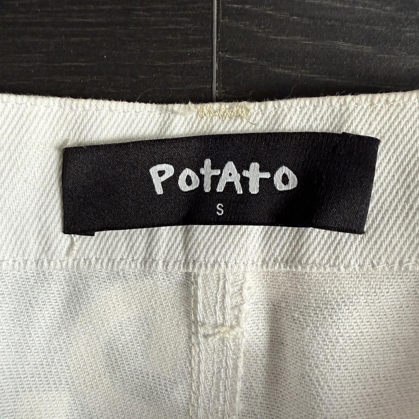 Imran Potato Imran Potato White Designer Pants Baggy 33x32 Size US 32 / EU 48 - 4 Thumbnail