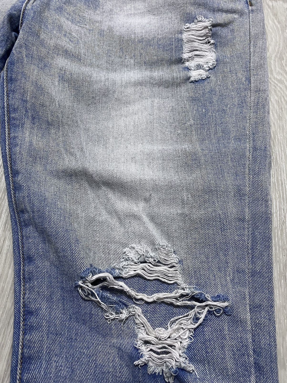 Dsquared2 Women’s Dsquared2 Washed Torn Distressed Jeans Denim Dyed Size 28" / US 6 / IT 42 - 9 Thumbnail