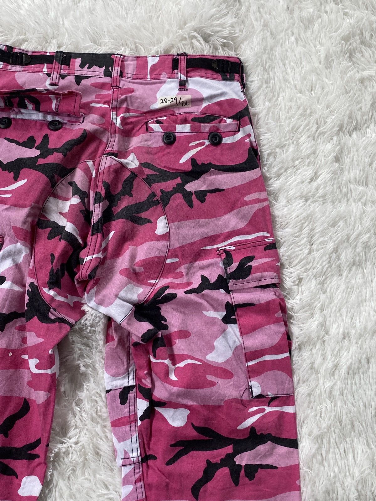 Rothco OFFER 🔥ROTHCO Pink Camouflage Paratrooper Cargo Pants Size US 29 - 10 Thumbnail