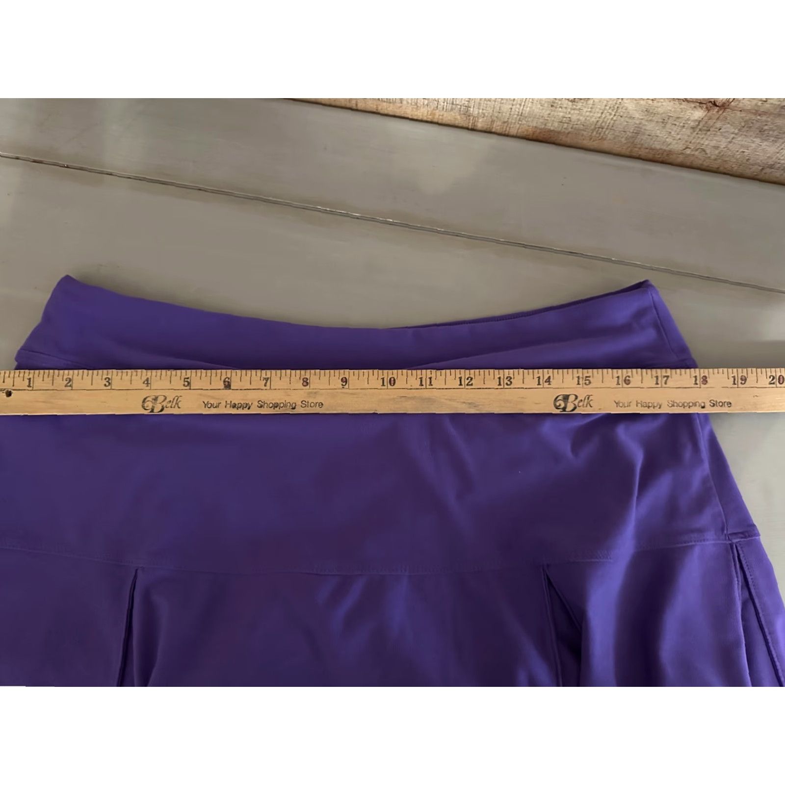 Nike Nike Dri Fit Womens Large Pleated Front Stretch Waist Golf Tennis Skort Purple Size ONE SIZE - 7 Thumbnail