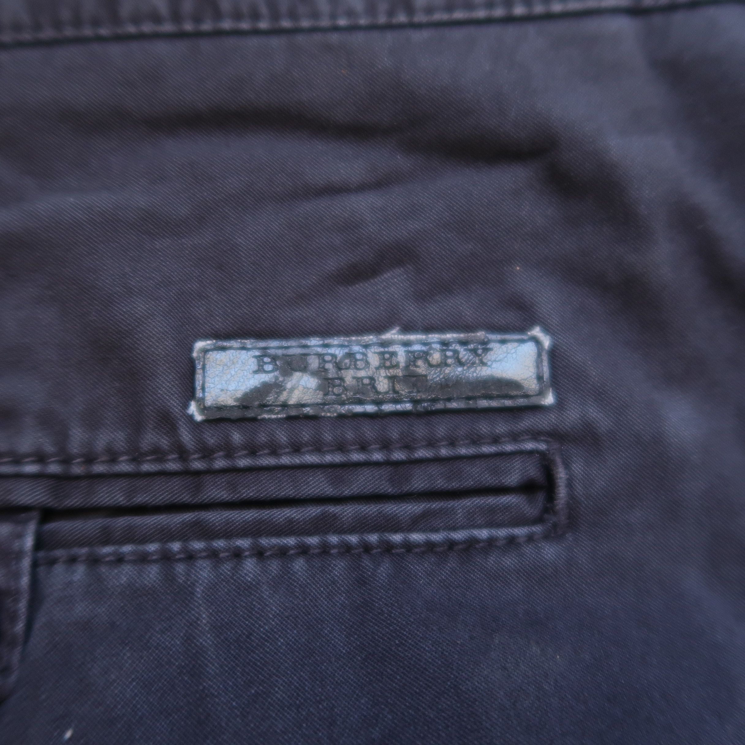 Burberry Brown Cotton Casual Pants