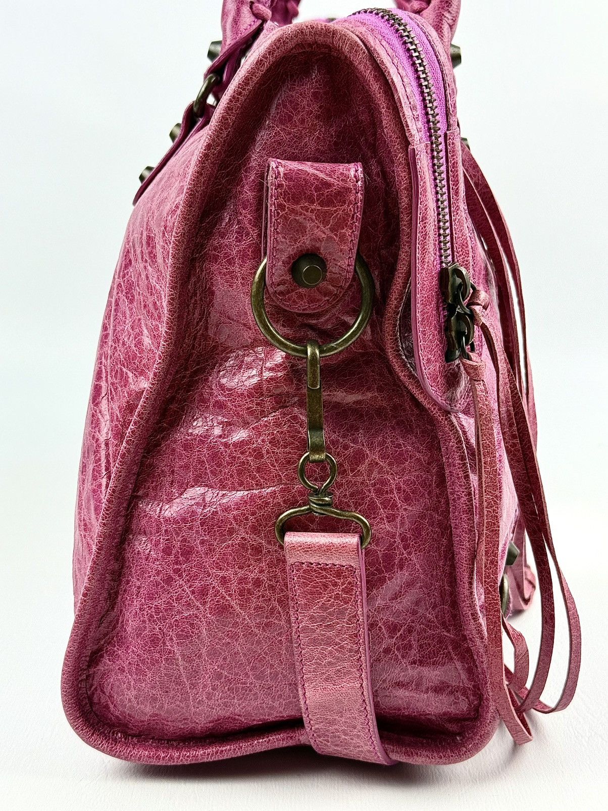 Balenciaga Balenciaga - Classic - Distressed - Metallic Pink - Le City Size ONE SIZE - 11 Thumbnail