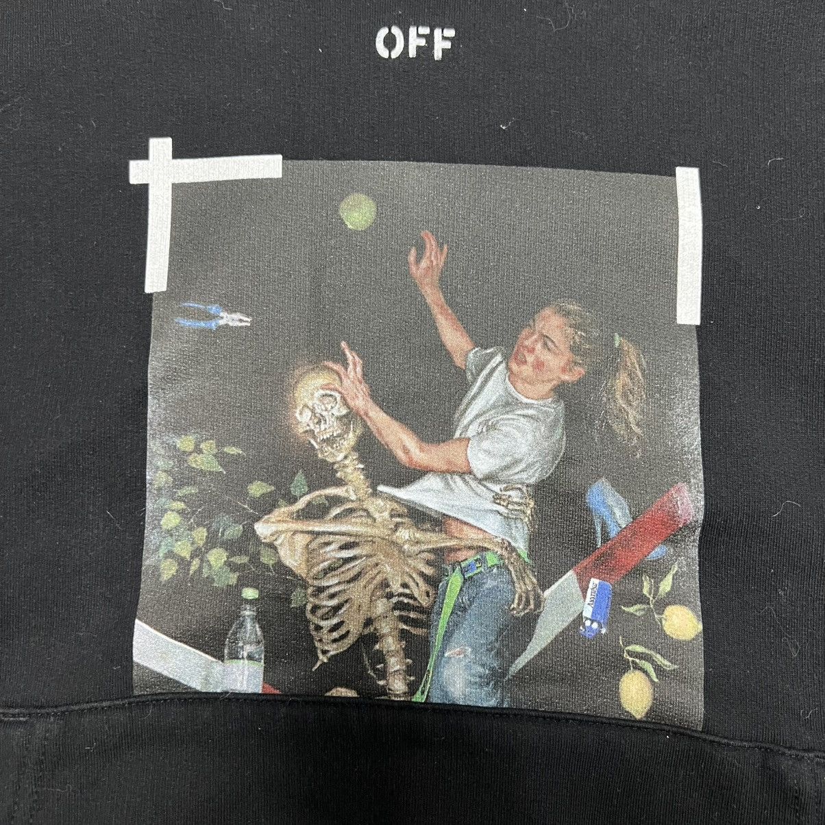 Off-White OFF-WHITE FW20 PASCAL SKELETON HOODIE Size US M / EU 48-50 / 2 - 2 Thumbnail