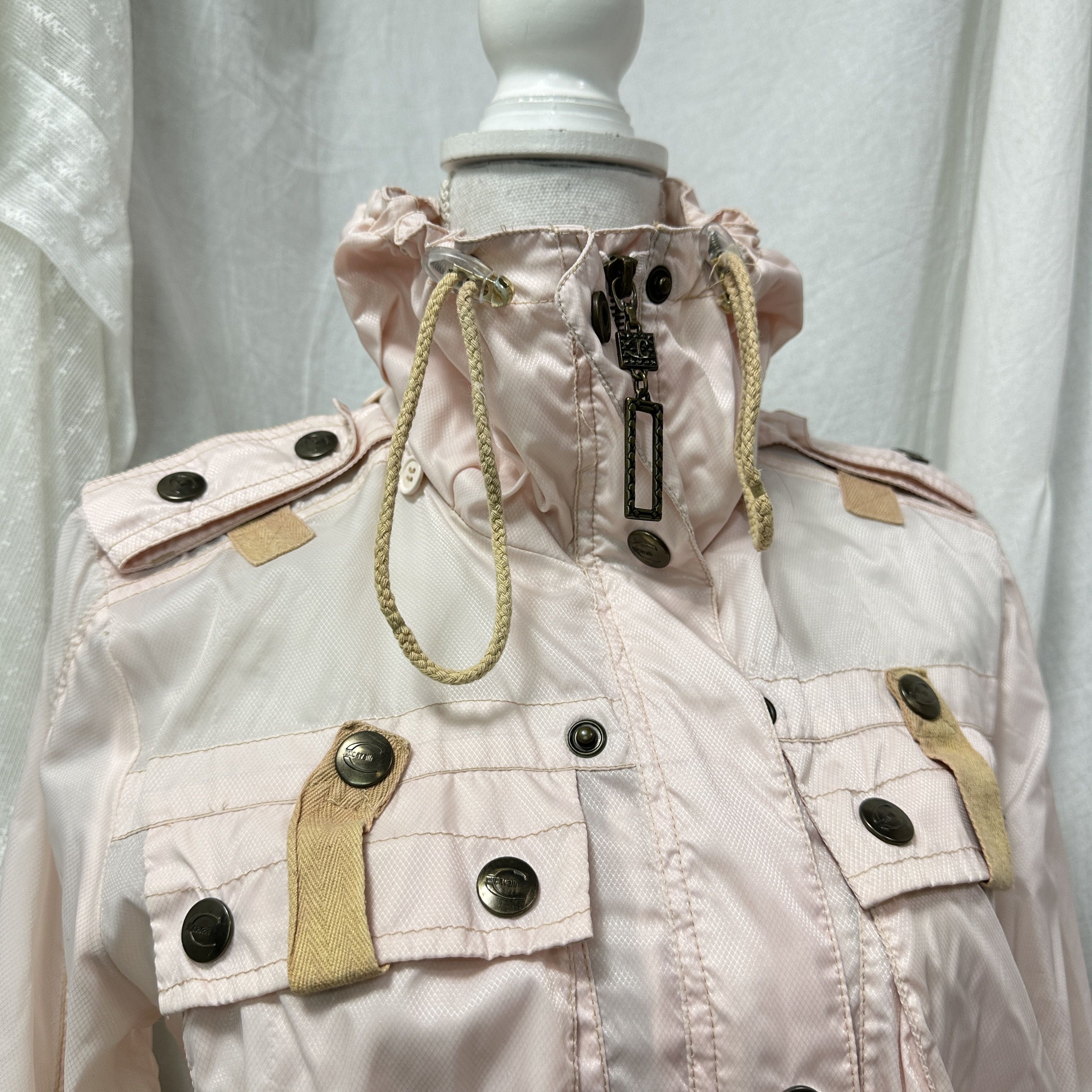 Just Cavalli Vintage Modifiable Baby Pink Just Cavalli Down Parka Y2K Size M / US 6-8 / IT 42-44 - 15 Thumbnail