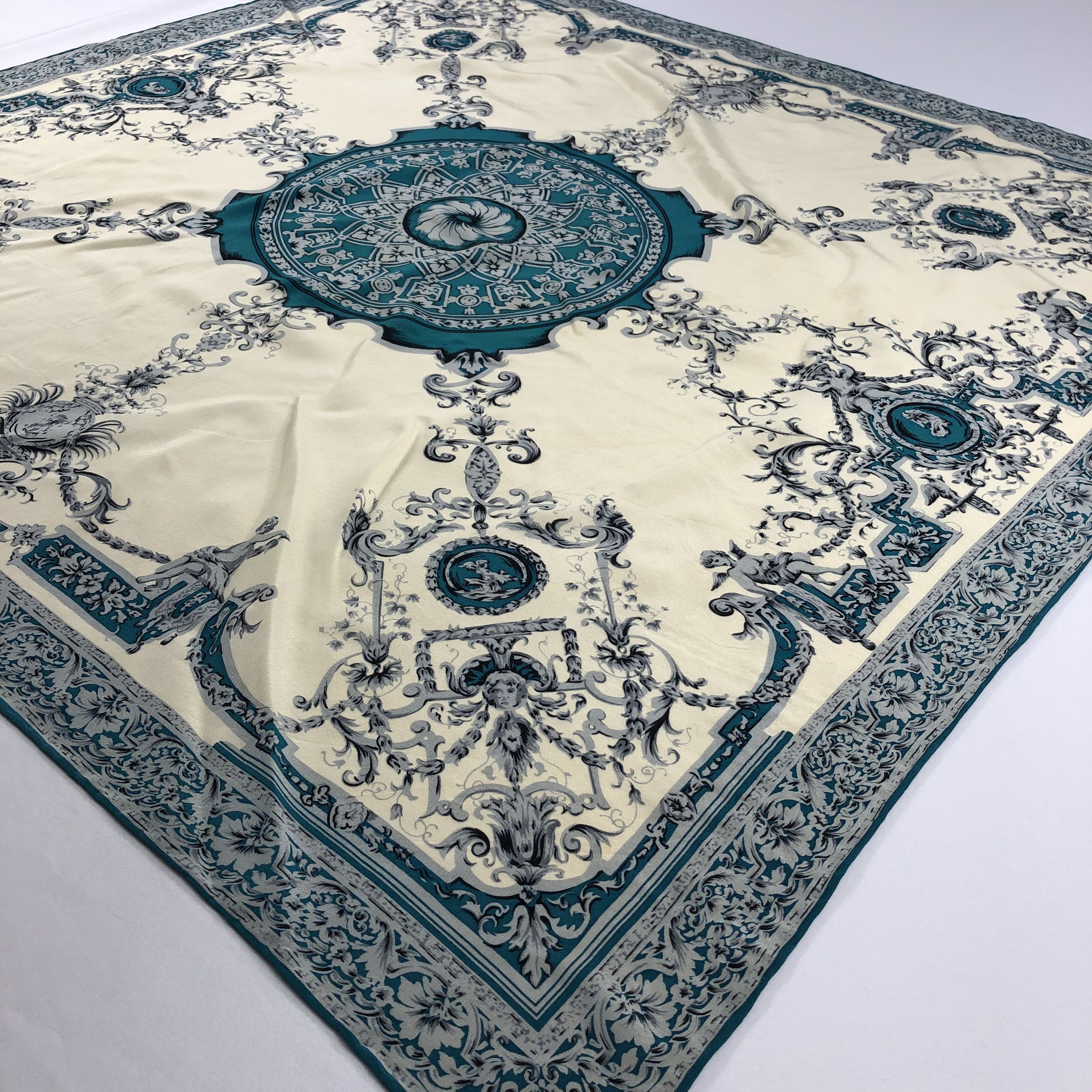 Vintage Vintage Silk Scarf Size ONE SIZE - 3 Thumbnail
