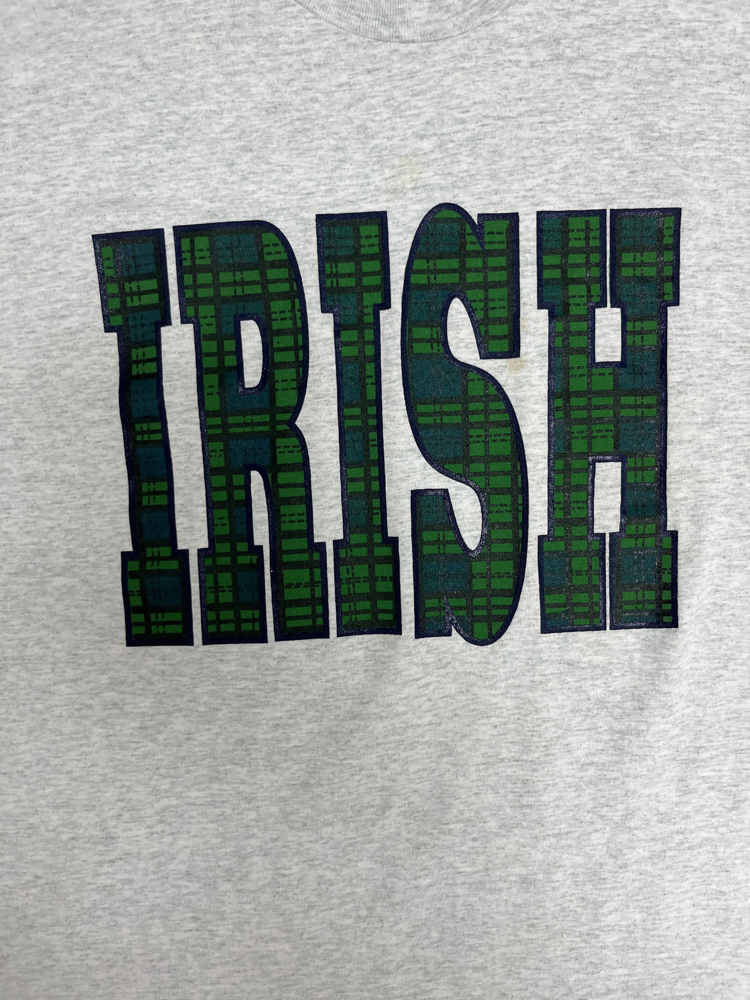 Vintage Notre Dame Fighting Irish Vintage Grey T-Shirt Tee Size US XL / EU 56 / 4 - 2 Thumbnail