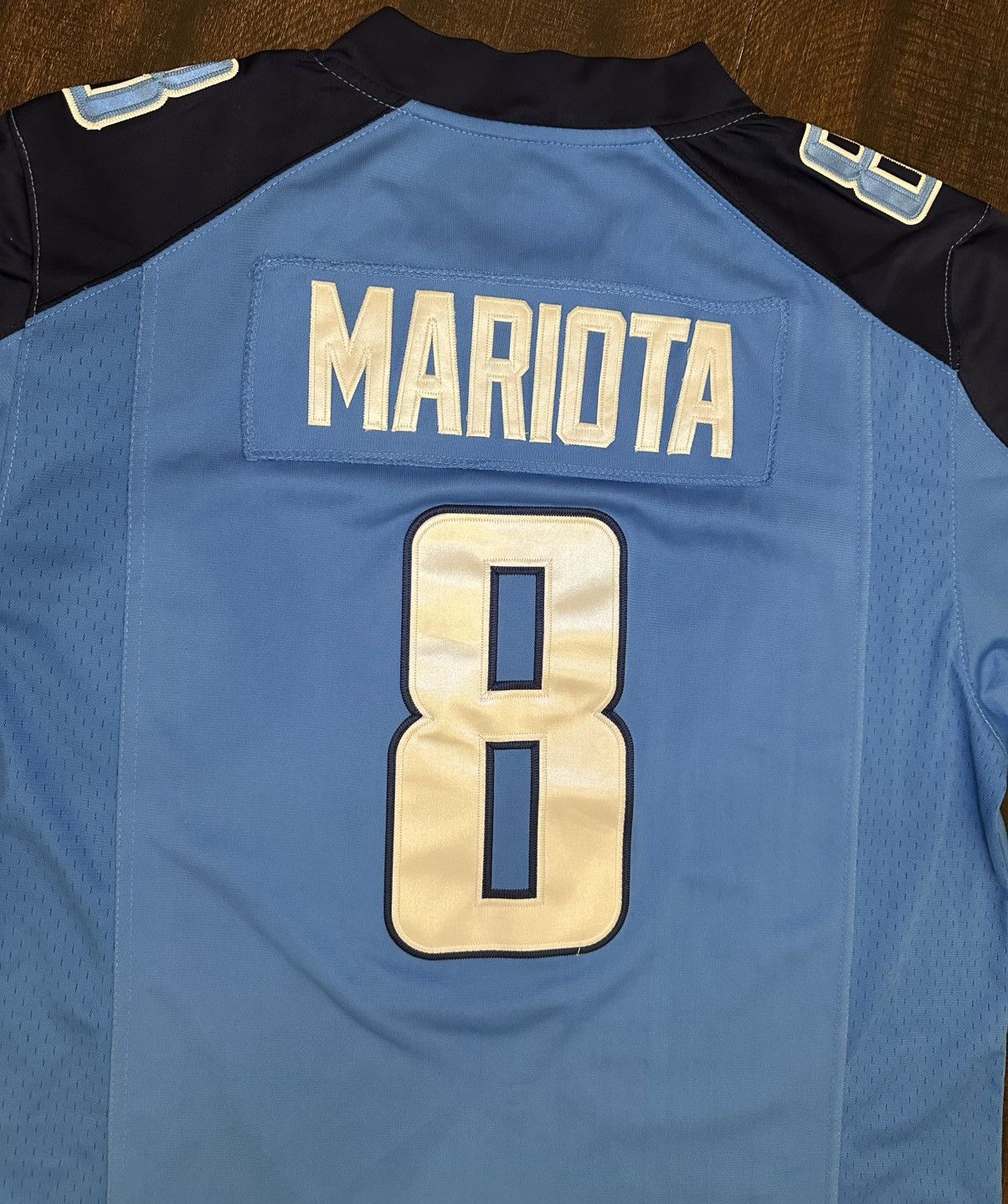 NFL × Nike Nike Stitched Marcus Mariota Tennessee Titans Jersey #8-Lrg Size US L / EU 52-54 / 3 - 11 Thumbnail