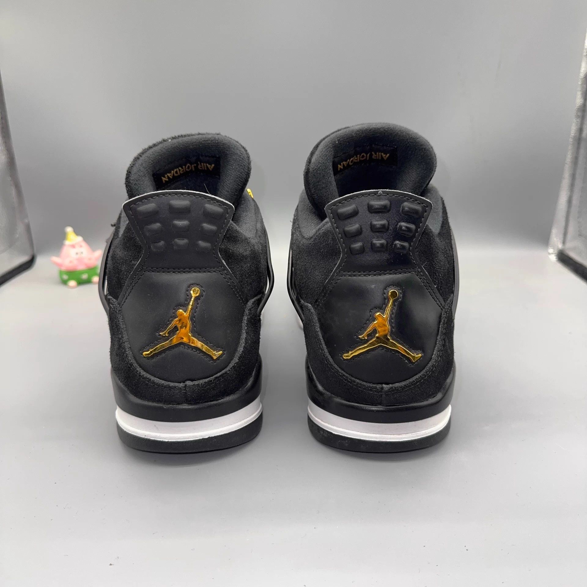 Other Jordan AJ4 Black Gold 45 Near New Size US 12 / EU 45 - 3 Thumbnail