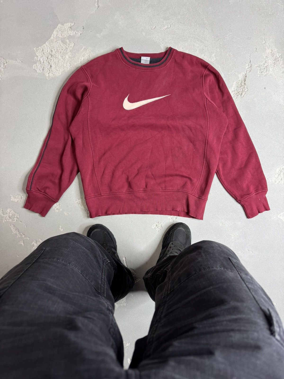 Nike × Vintage Nike Vintage Sweatshirt, Rare Sweater Size US M / EU 48-50 / 2 - 1 Thumbnail