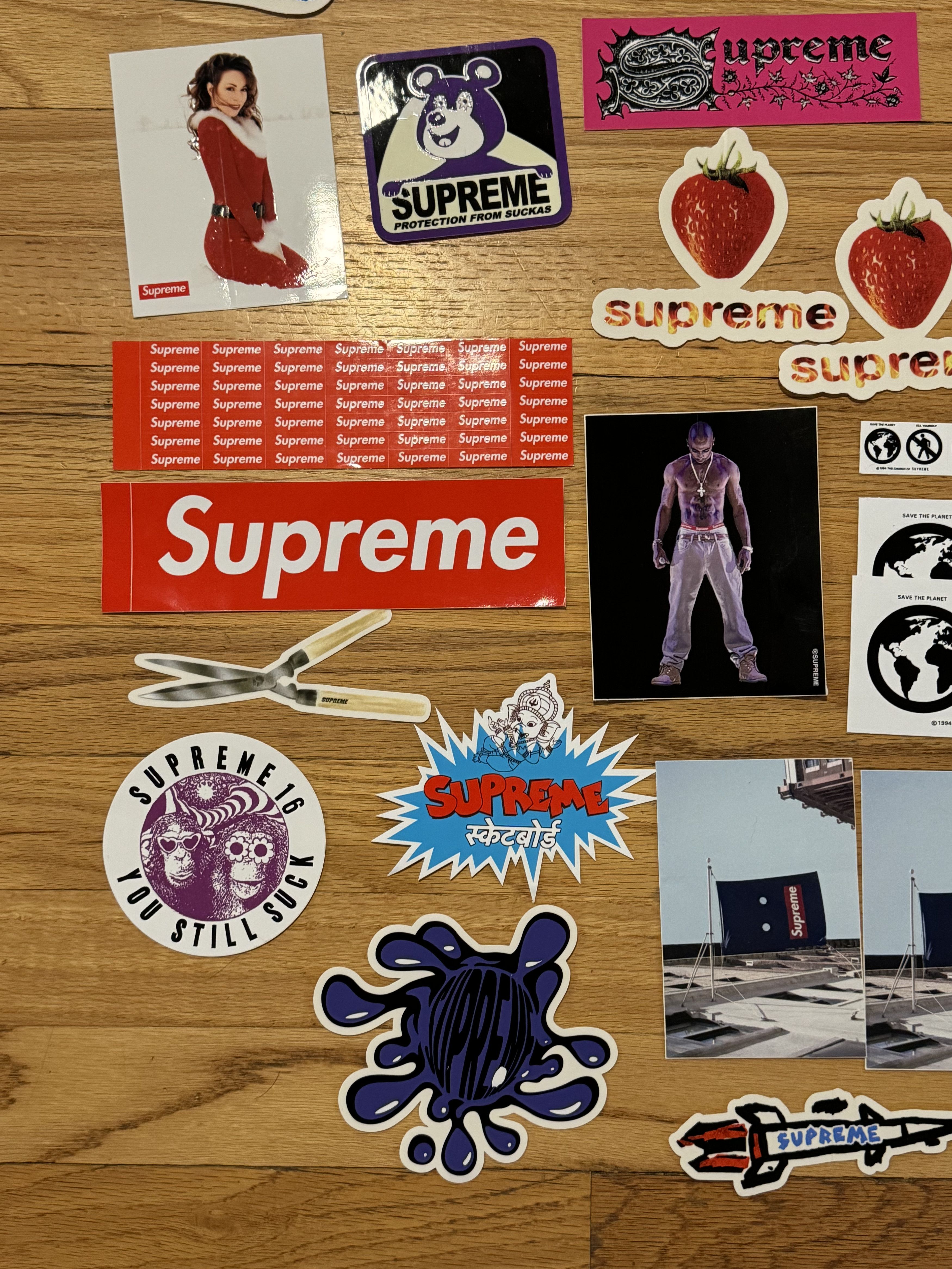 Supreme Vintage Supreme Sticker Collection – 42+ Box Logos + Rares Size ONE SIZE - 3 Thumbnail