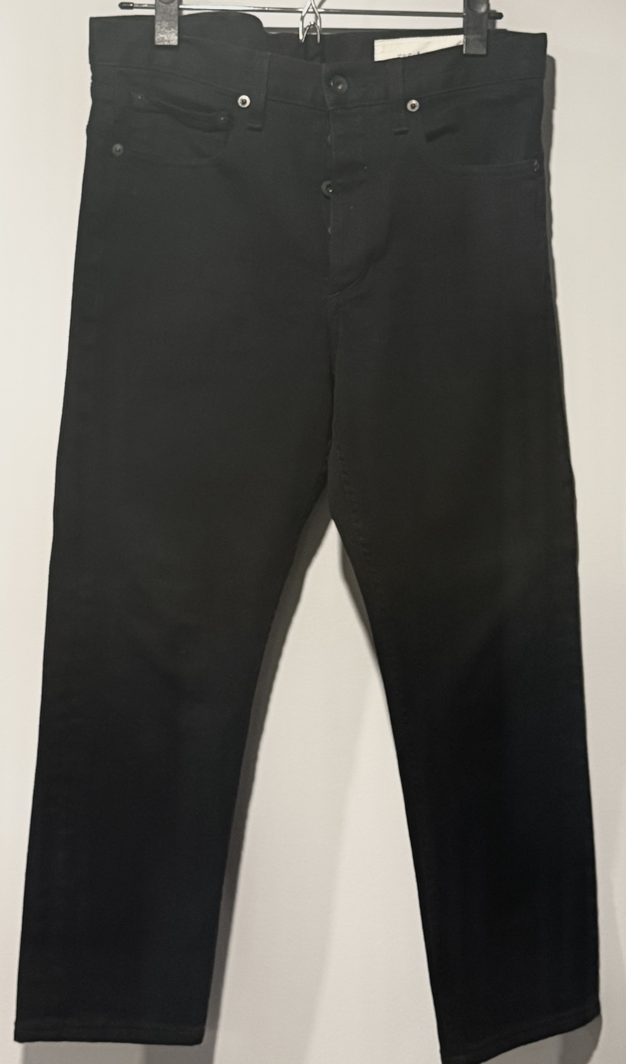 Rag & Bone Rag & Bone Slim Fit Jeans (Black) Size US 30 / EU 46 - 1 Thumbnail