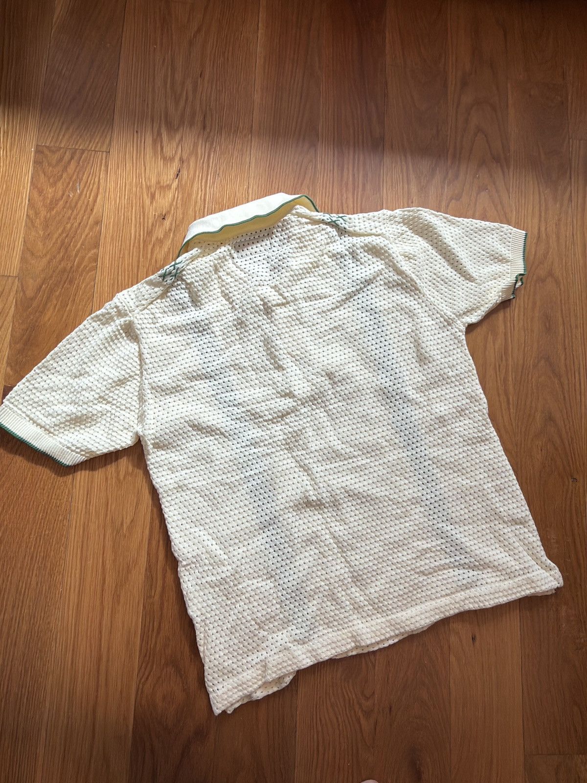 Beams Japan Beams Perforated Knit Polo Size US L / EU 52-54 / 3 - 3 Thumbnail