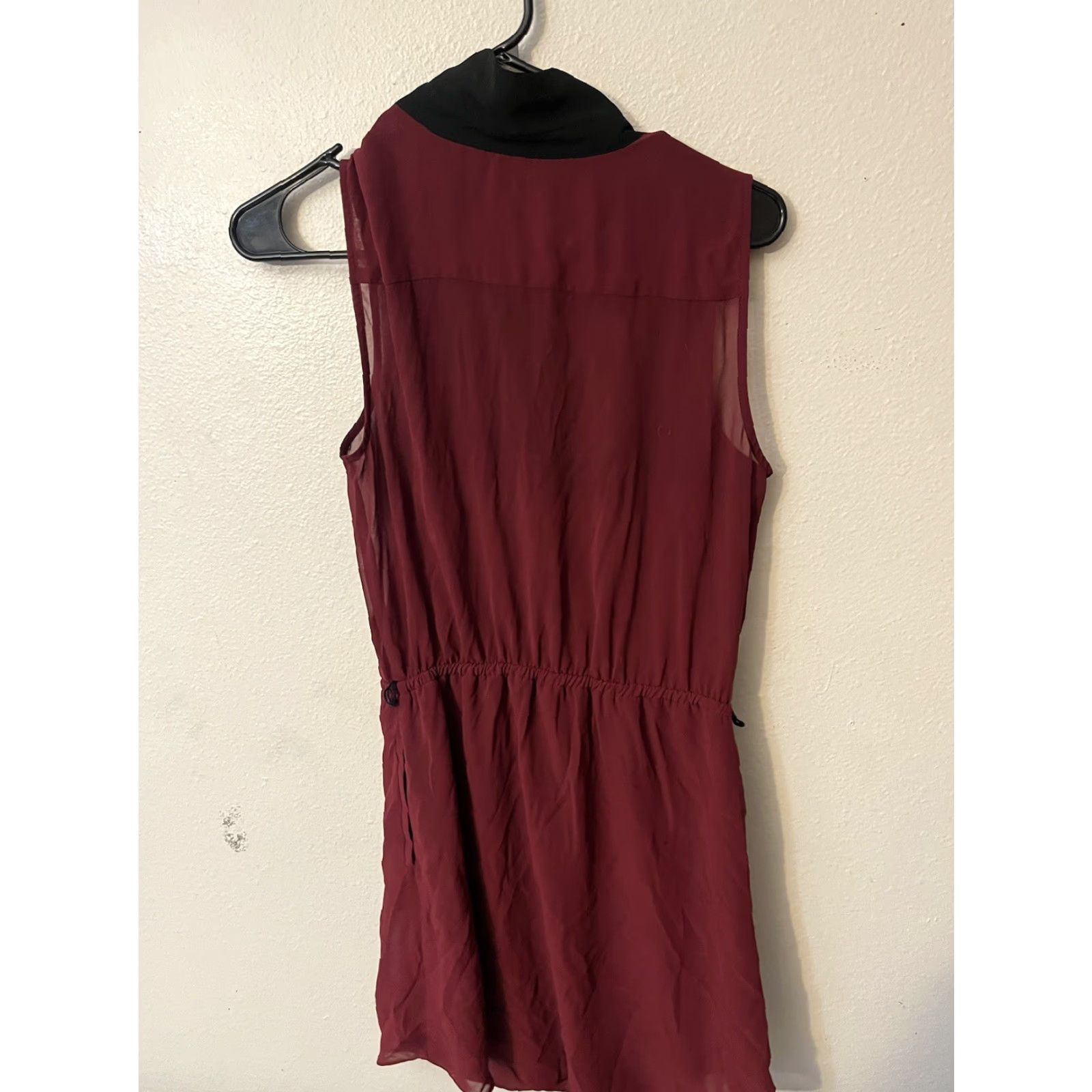 Guess GUESS Burgundy Sleeveless Mini Dress Women Small Cocktail Party Dress Size S Size S / US 4 / IT 40 - 2 Thumbnail