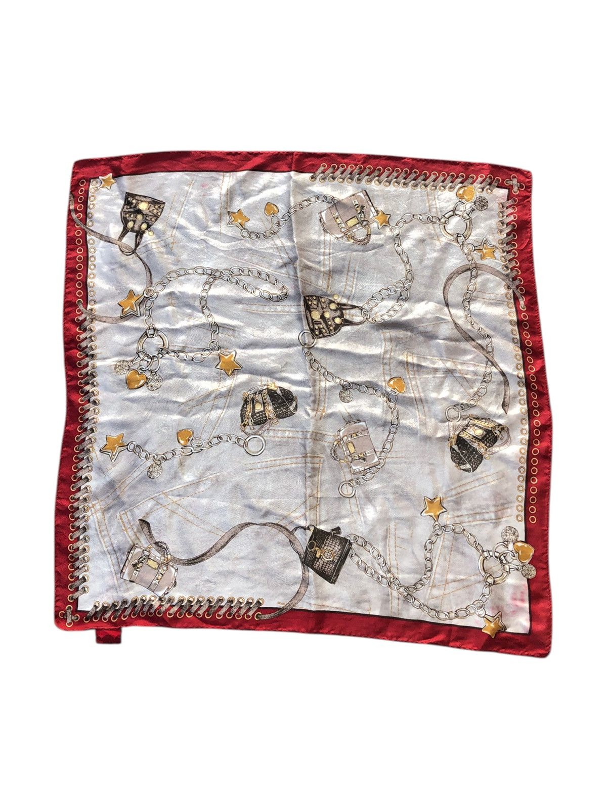 Designer ELLE Silk Square Scarf Size ONE SIZE - 1 Thumbnail
