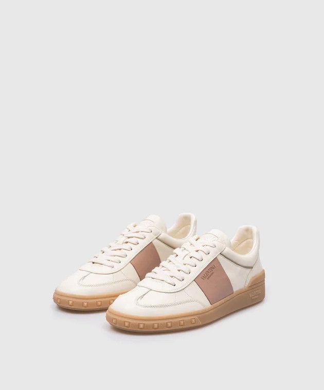 Valentino o1s22i1n0924 Nappa Leather Upvillage Sneakers in White Size US 10 / IT 40 - 2 Thumbnail