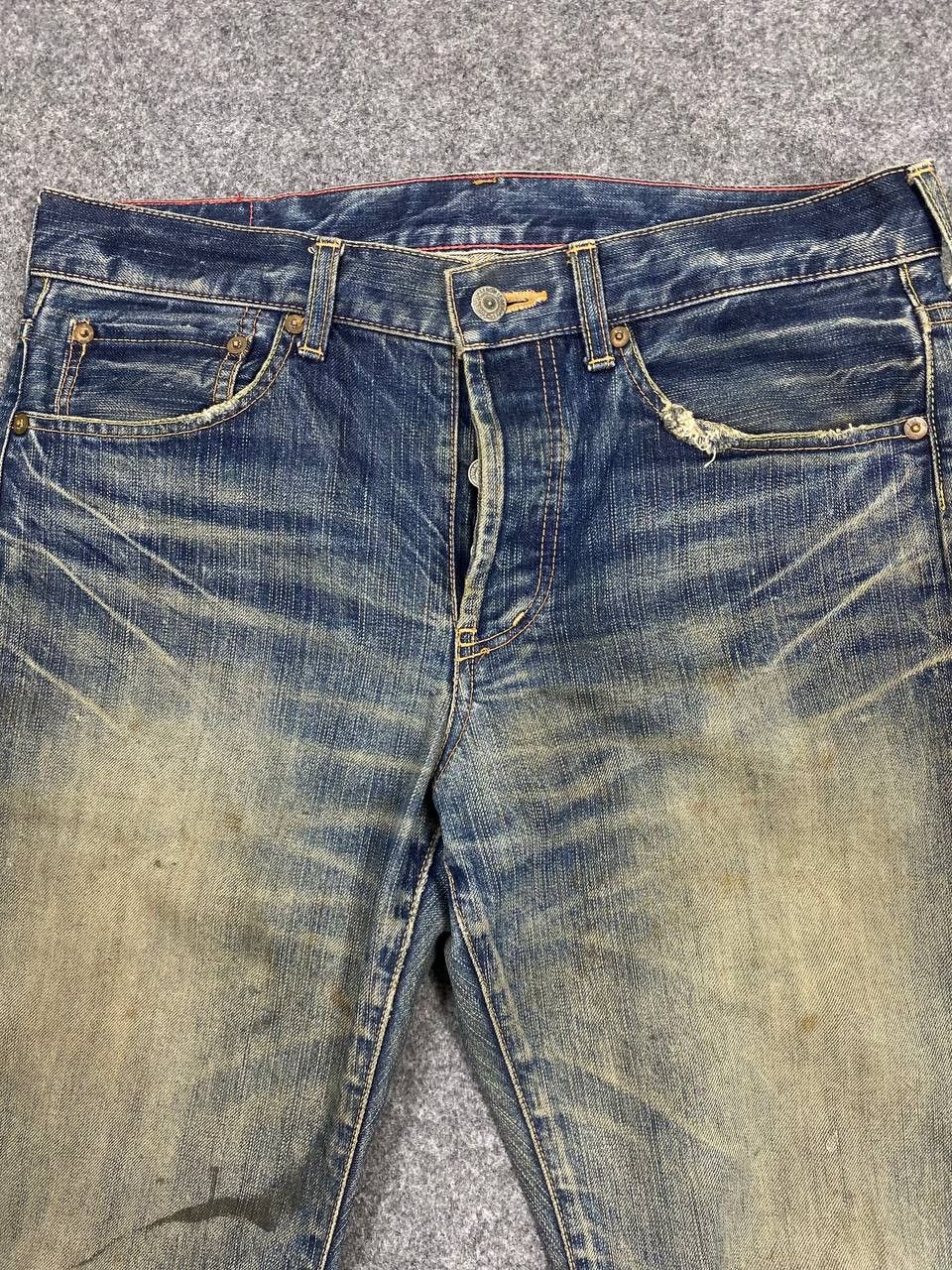Japanese Brand japan soul of freedom paint splatter denim nice design Size US 34 / EU 50 - 9 Thumbnail