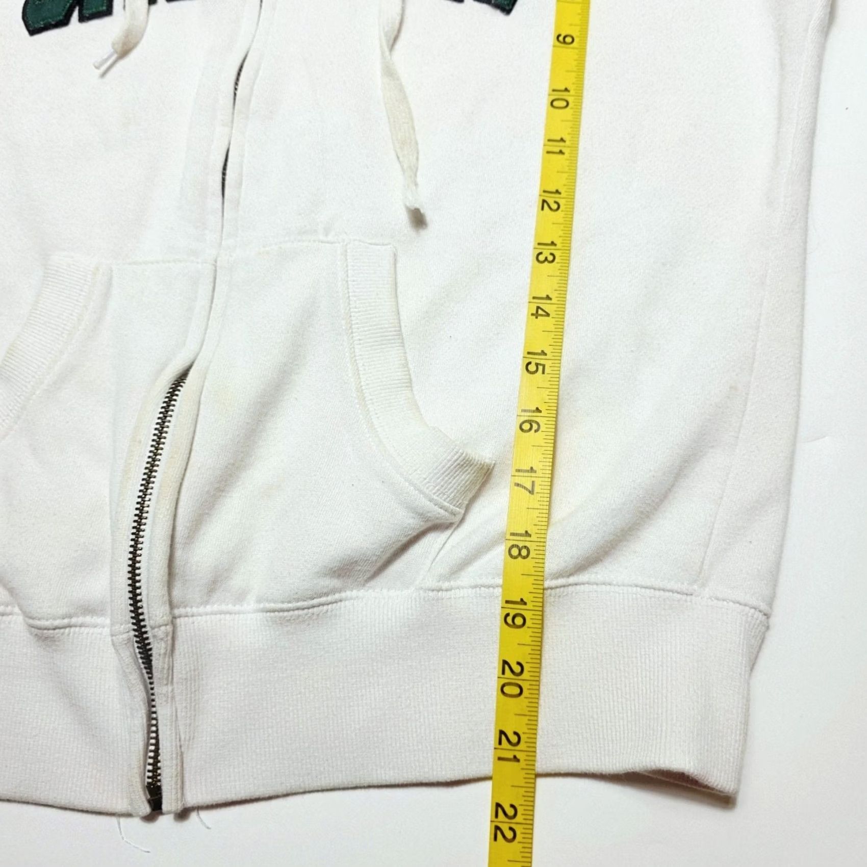 Vintage VINTAGE Michigan State Spartans Full Zip Hoodie Womens Medium Stadium Athletics Hoodie M White Size M / US 6-8 / IT 42-44 - 6 Thumbnail