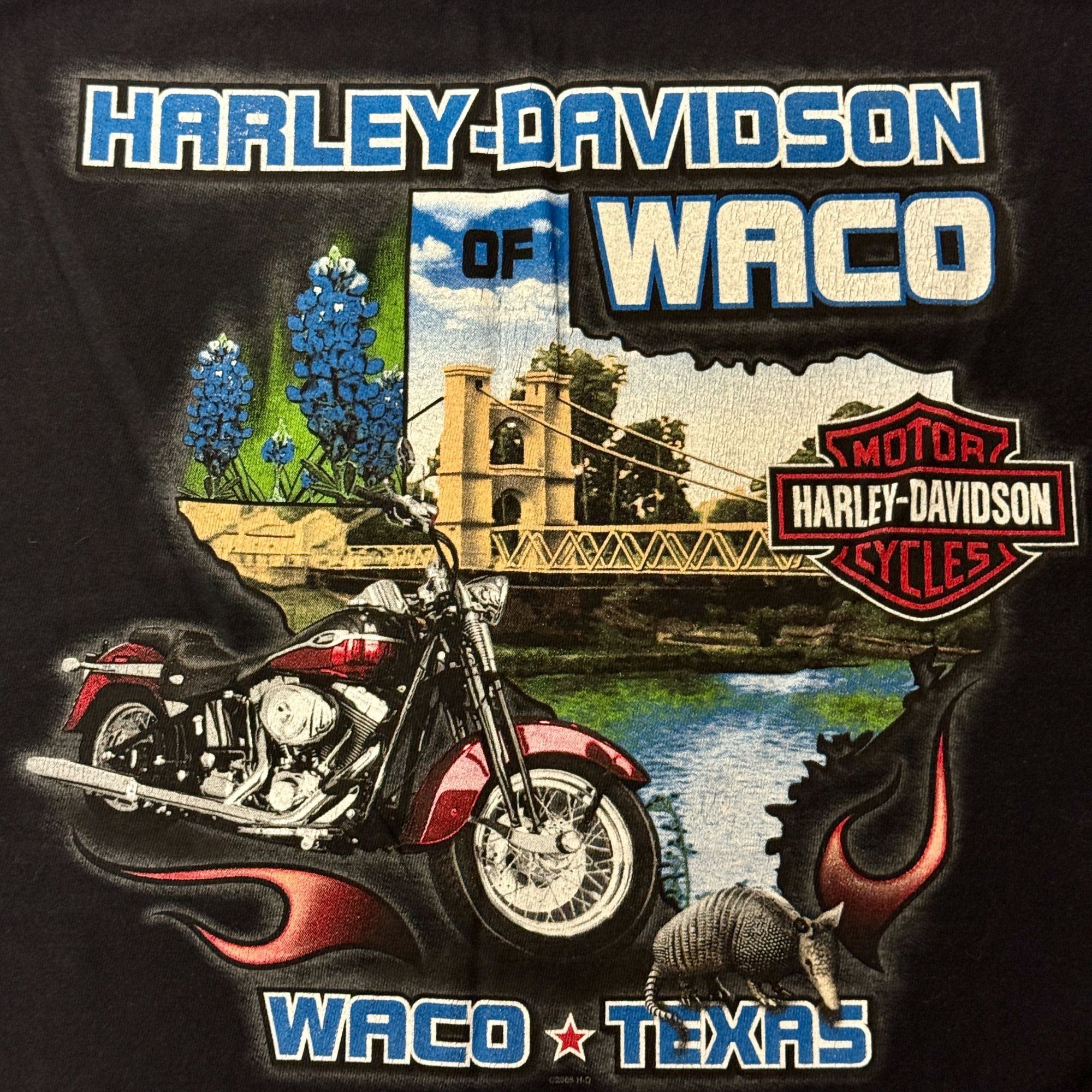 Harley Davidson H-D MOTORCYCLE Waco TEXAS Biker Hill Country River T Shirt M Size US M / EU 48-50 / 2 - 1 Thumbnail