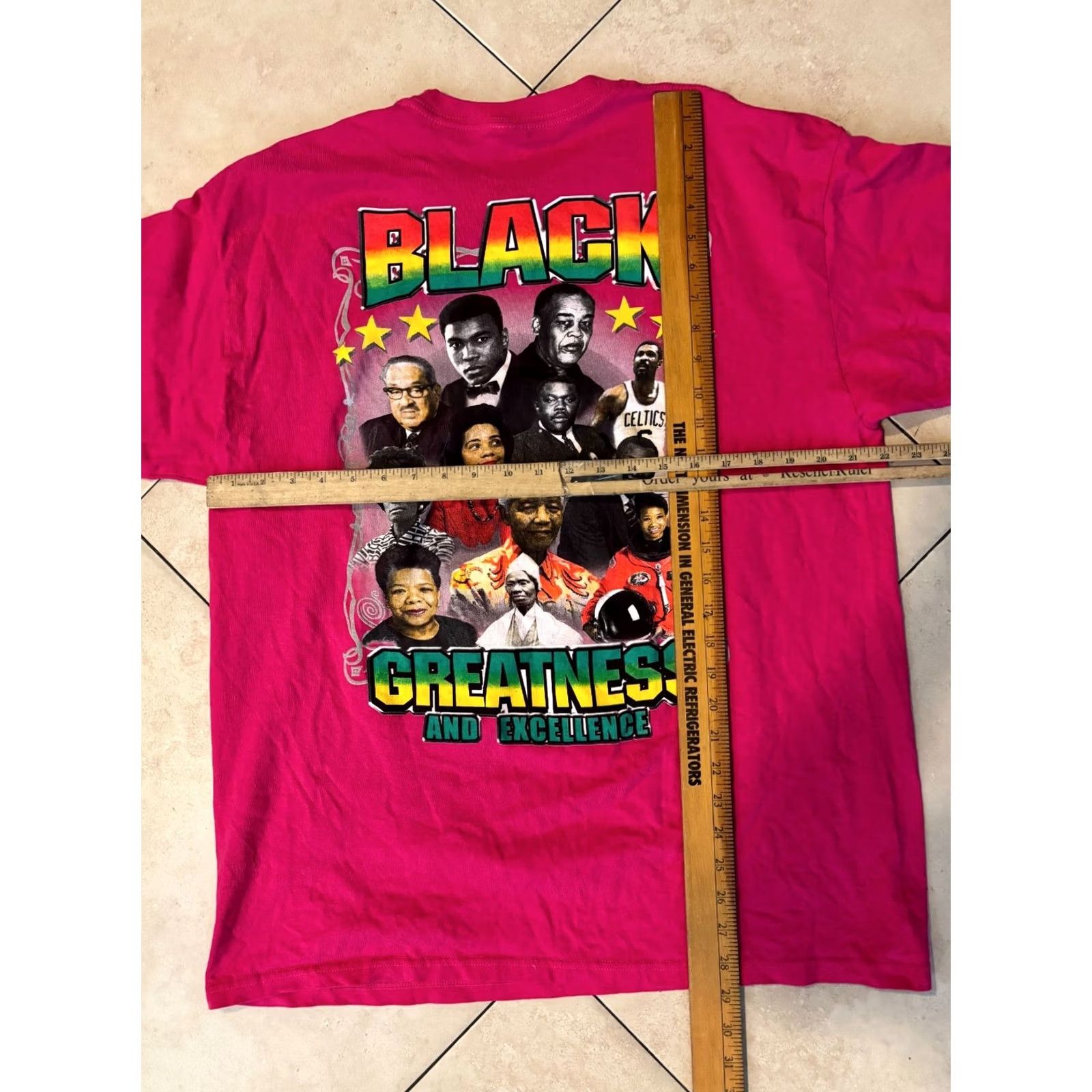 Pinko Pink Black History Culture MLK Obama Crew Tee T-shirt Men's Size XL 5447 Size US XL / EU 56 / 4 - 5 Thumbnail