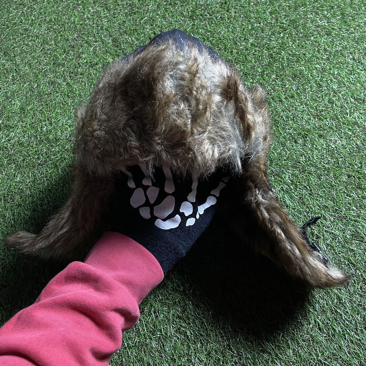 Vintage Vintage Y2K Fuzzy Mohair Beanie Furry Alt Goth Ushanka OS Size ONE SIZE - 3 Thumbnail