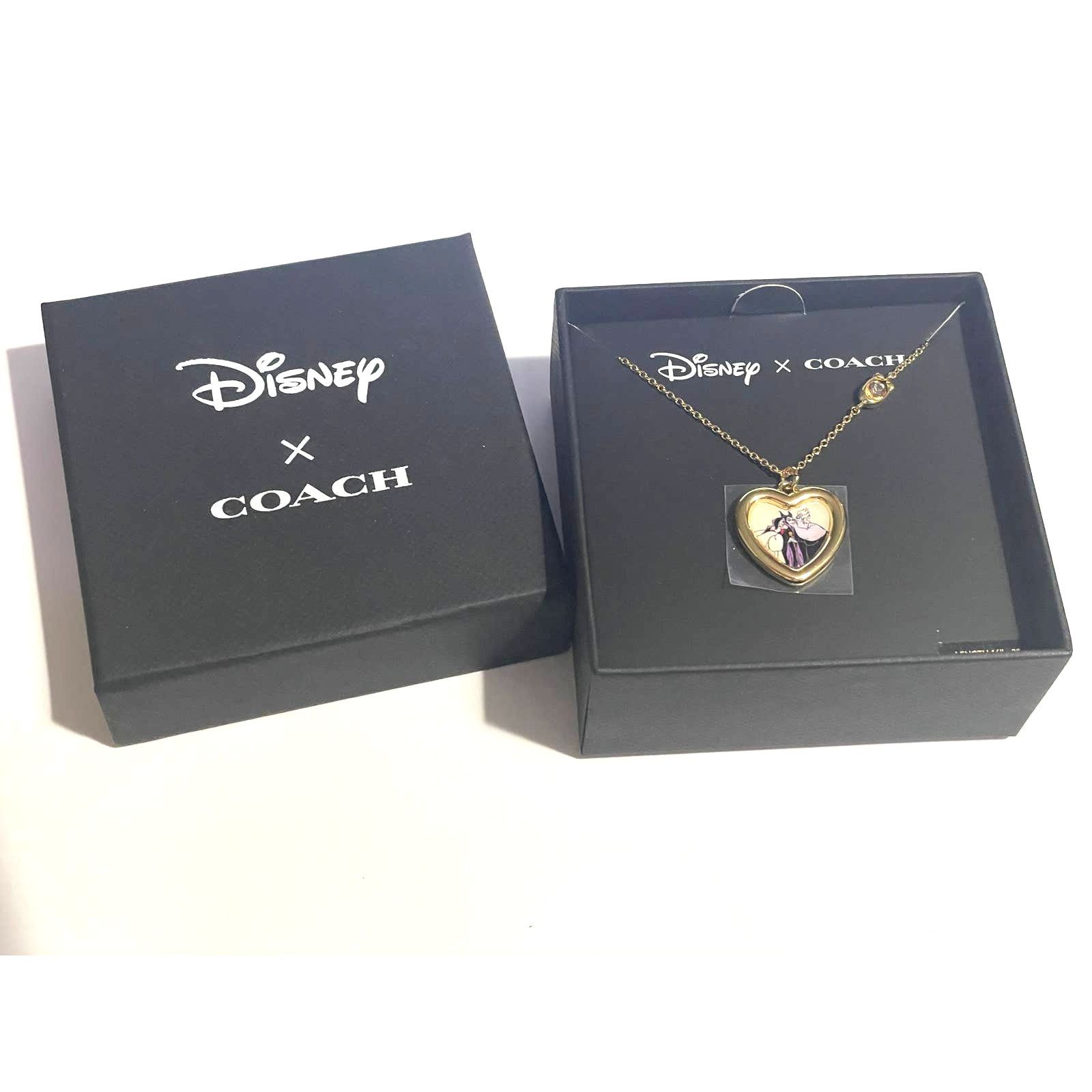 Coach Disney X Coach Villains Heart Necklace New Size ONE SIZE - 4 Thumbnail