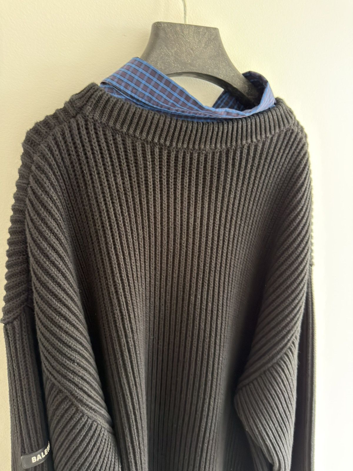 Balenciaga *RARE* BALENCIAGA DEMNA KNITTED CREWNECK MAILLE LAYER SHIRT Size US M / EU 48-50 / 2 - 13 Thumbnail
