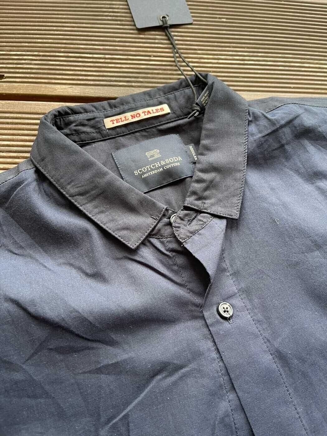 Scotch & Soda Scotch&Soda Dark Blue S button shirt Size US S / EU 44-46 / 1 - 2 Thumbnail