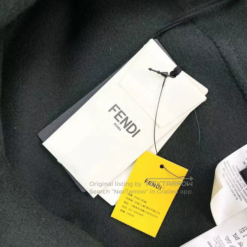 Other Fendi Cashmere Faux Fur Mixed Jacket Size XXS / US 00 / IT 34 - 5 Thumbnail
