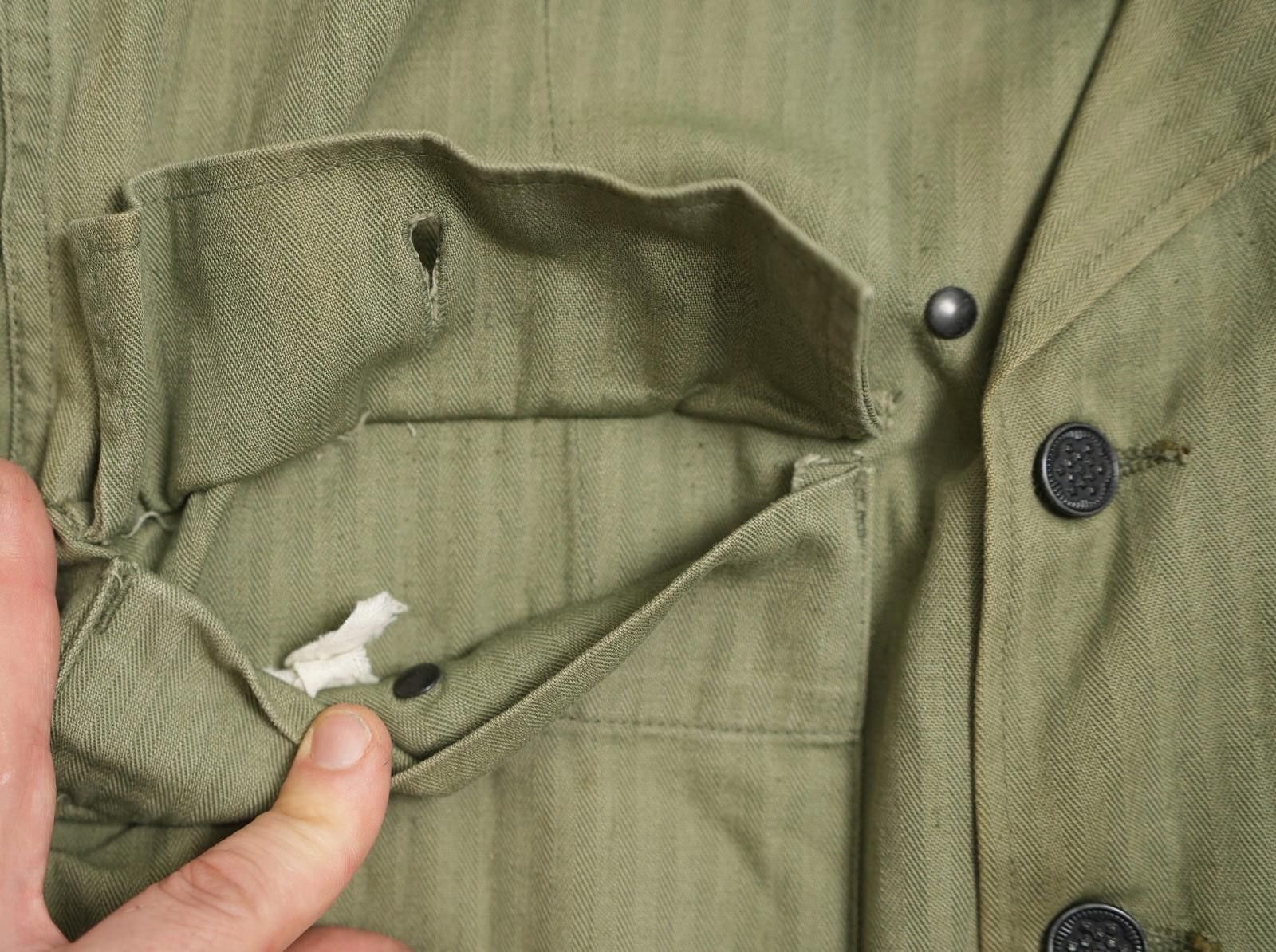 Other WWII US Army HBT Field Work Jacket - Small Size ONE SIZE - 5 Thumbnail