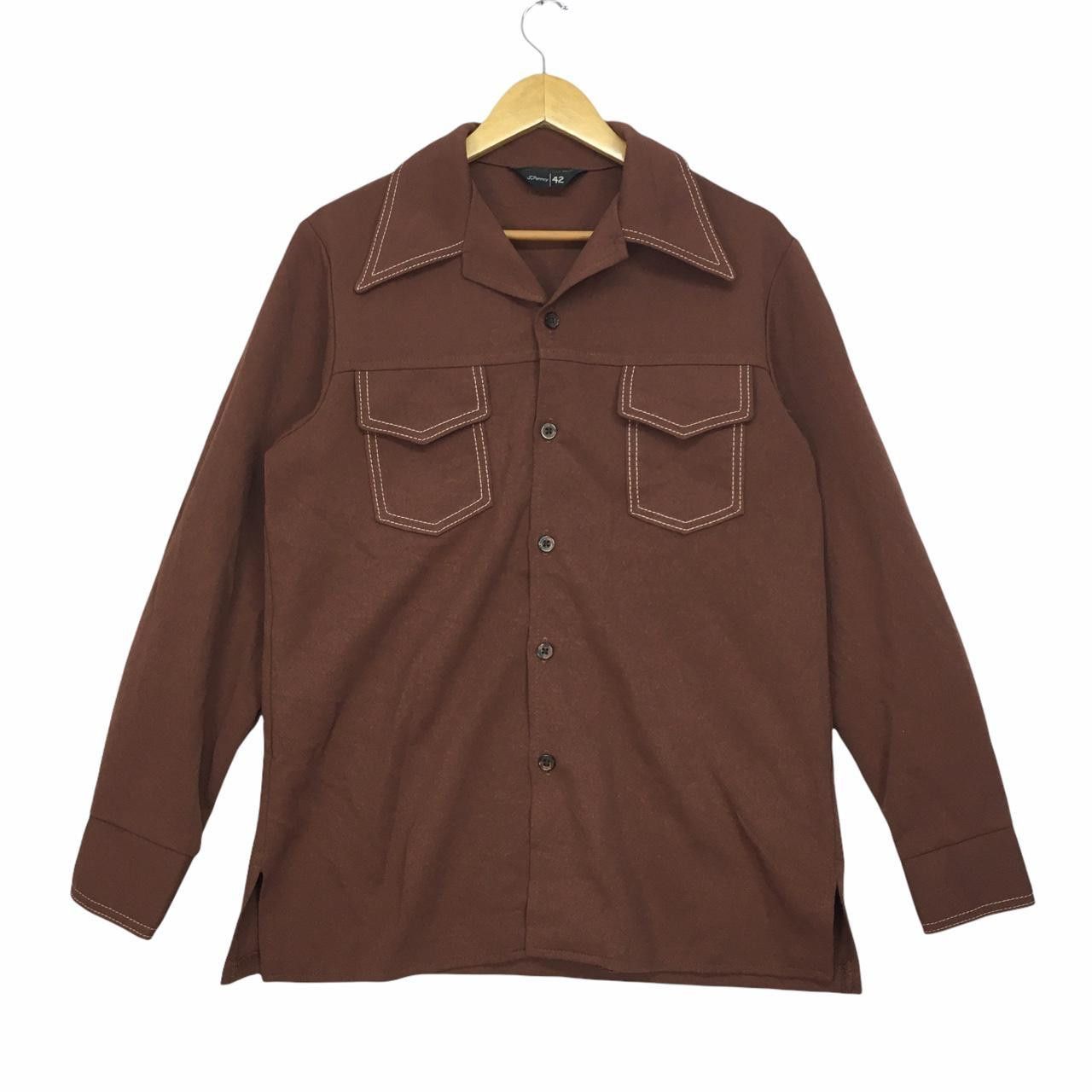 Vintage Vtg JCPenney Button Shirt Long Sleeve Western Streetwear Size US M / EU 48-50 / 2 - 1 Thumbnail