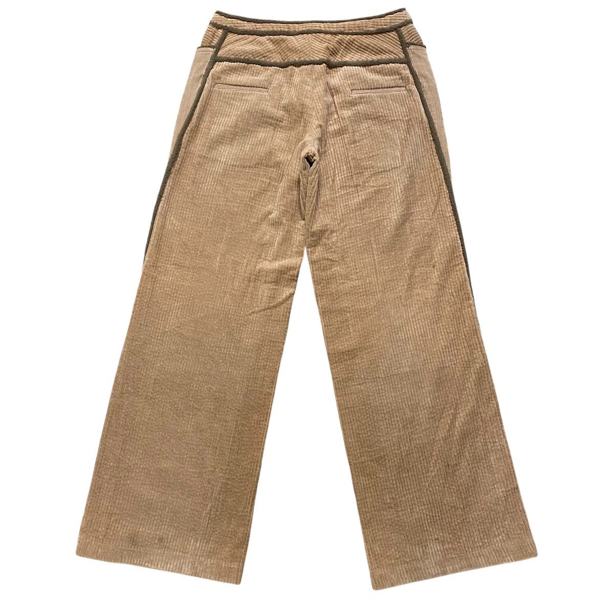 mina perhonen AW05 Mina Perhonen Grain Corduroy Loose Wide Leg Pants Size 29" - 8 Thumbnail