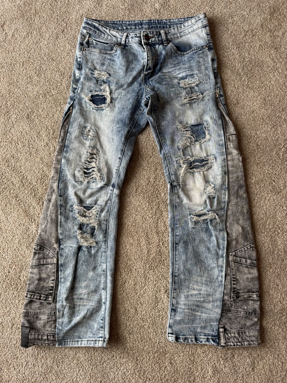 Vintage × rue21 Spliced rue 21 jeans Size US 30 / EU 46 - 1 Thumbnail