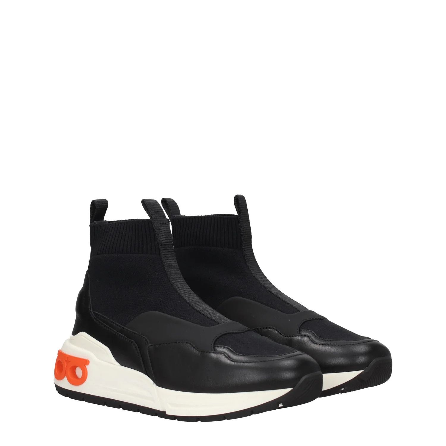 Salvatore Ferragamo ob1o1e1224 Fabric Sneakers in Black Size US 10.5 / IT 40.5 - 2 Thumbnail