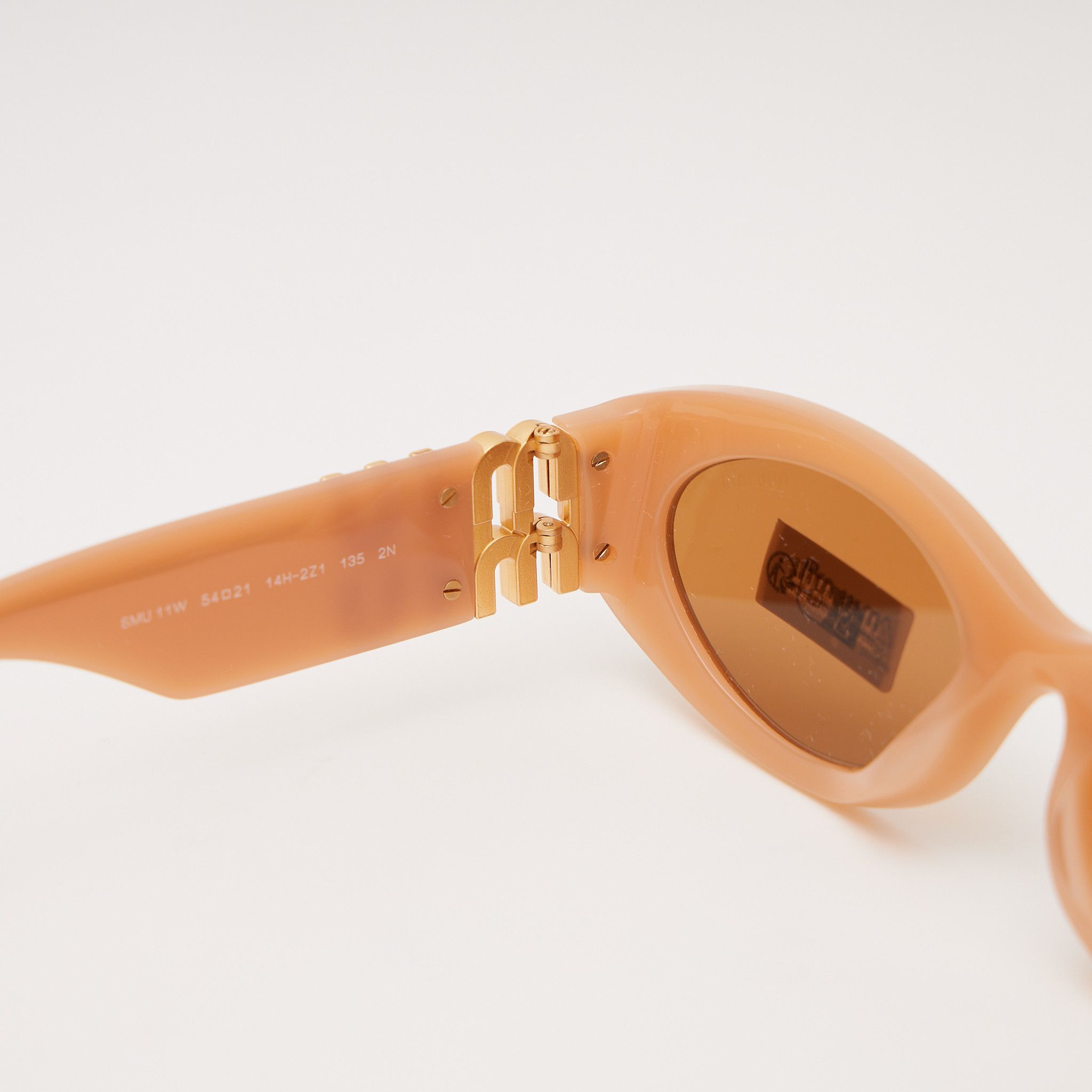 Miu Miu MIU MIU MU 11WS 14H2Z1 Sunglasses CARAMEL Size ONE SIZE - 7 Thumbnail