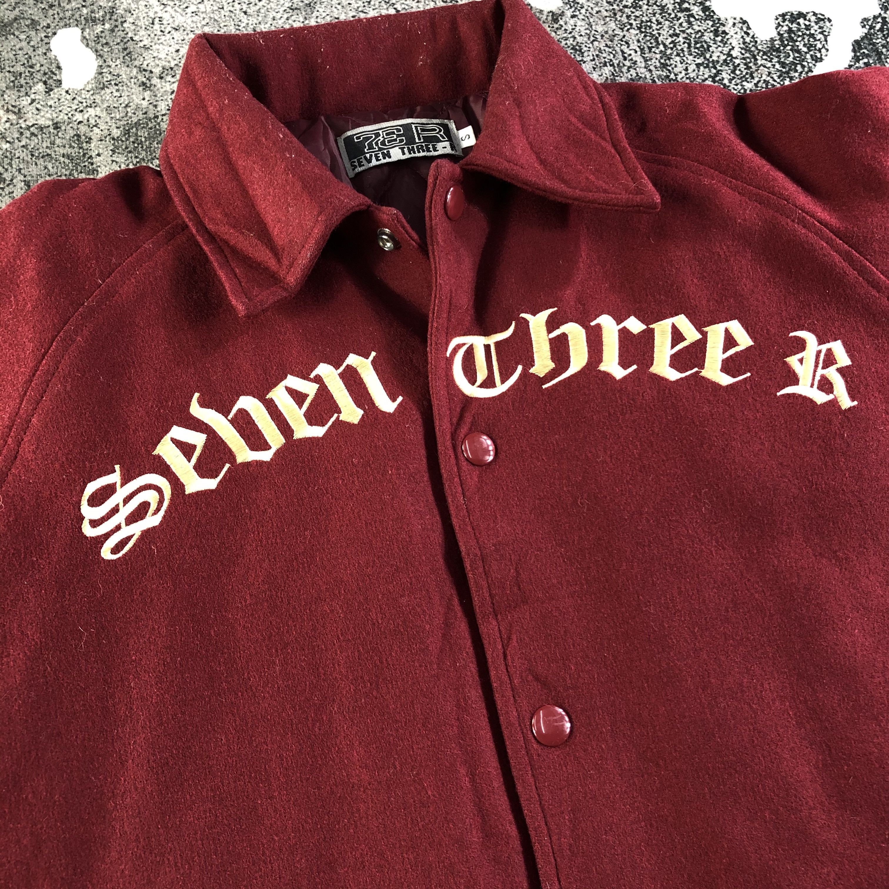 Japanese Brand Vintage Seven Three-R Varsity Jacket Size US S / EU 44-46 / 1 - 5 Thumbnail