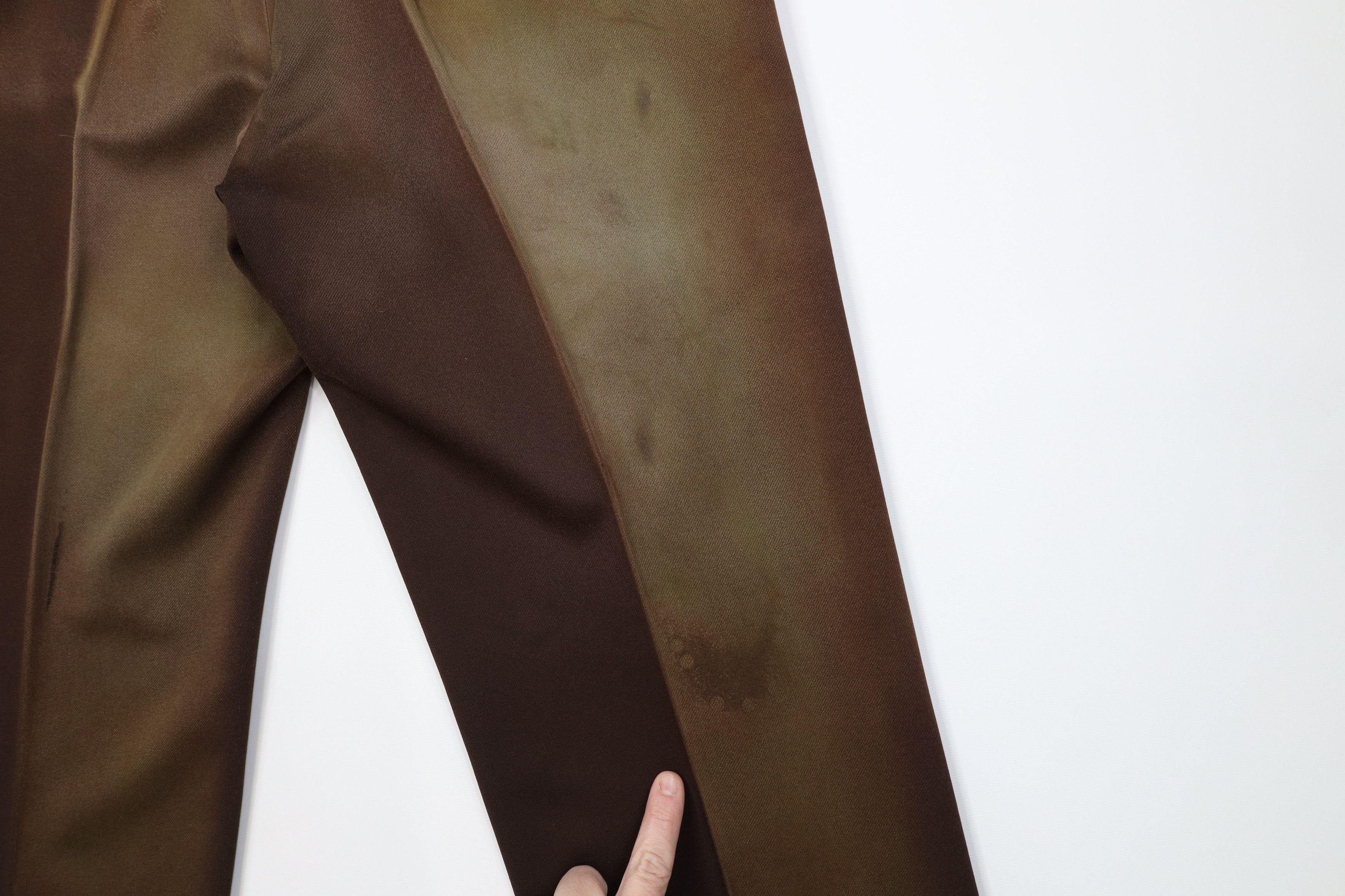 Vintage Vintage 70s Streetwear Knit Flared Wide Leg Chino Pants USA Size US 36 / EU 52 - 13 Thumbnail
