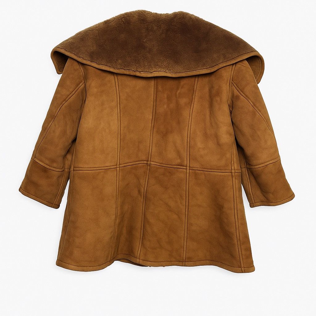 Other Vintage Shearling Leather Coat Made in Italy – Distressed Size US M / EU 48-50 / 2 - 2 Thumbnail