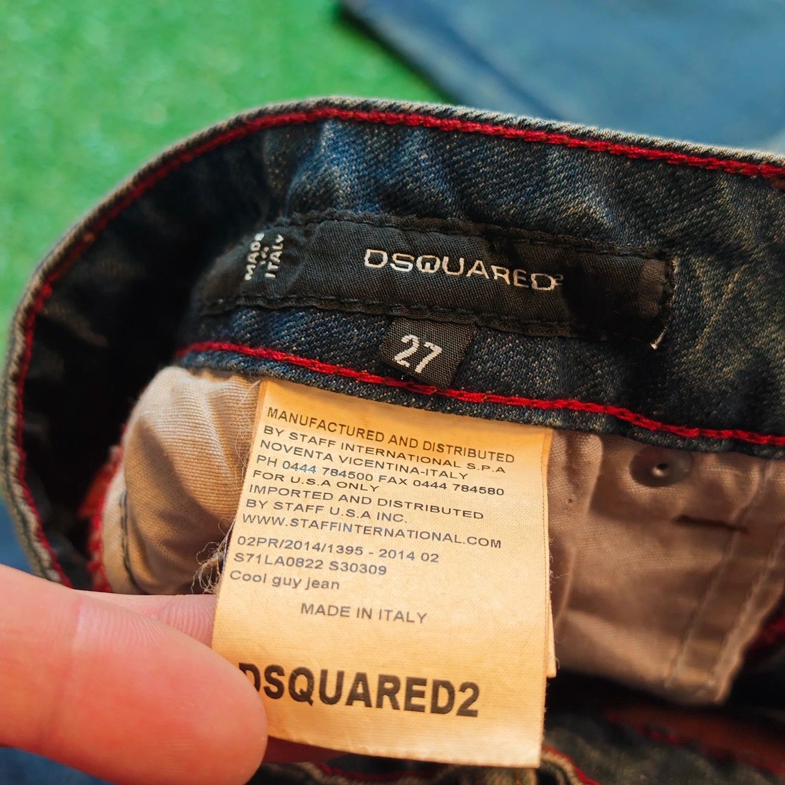 Dsquared2 Dsquared2 Jeans Womens 27 blue slim skinny ripped distressed Size 27" / US 4 / IT 40 - 5 Thumbnail