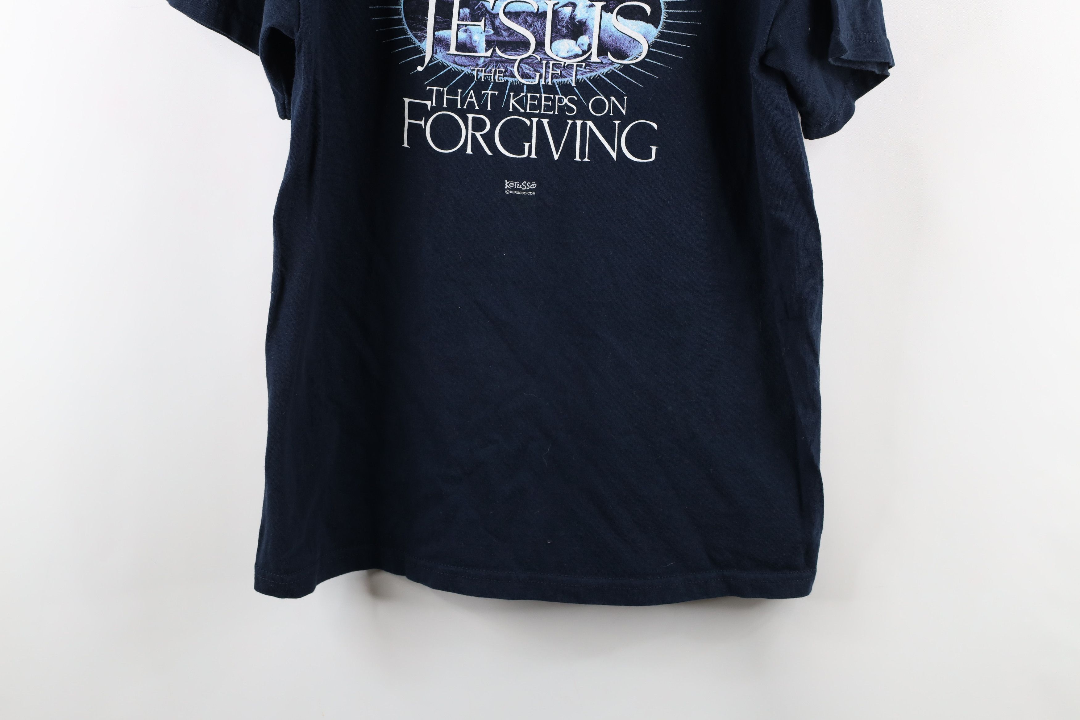Vintage Vintage 90s Out Jesus Christianity Short Sleeve T-Shirt Size US M / EU 48-50 / 2 - 3 Thumbnail