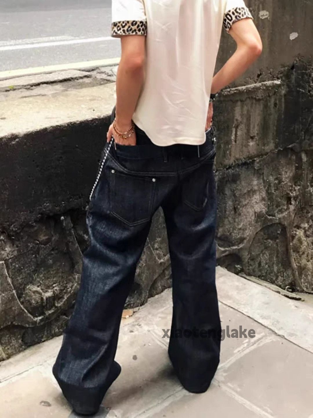 Jean Unisex outdoor utility loose baggy carpenter y2k jeans Size US 30 / EU 46 - 2 Thumbnail