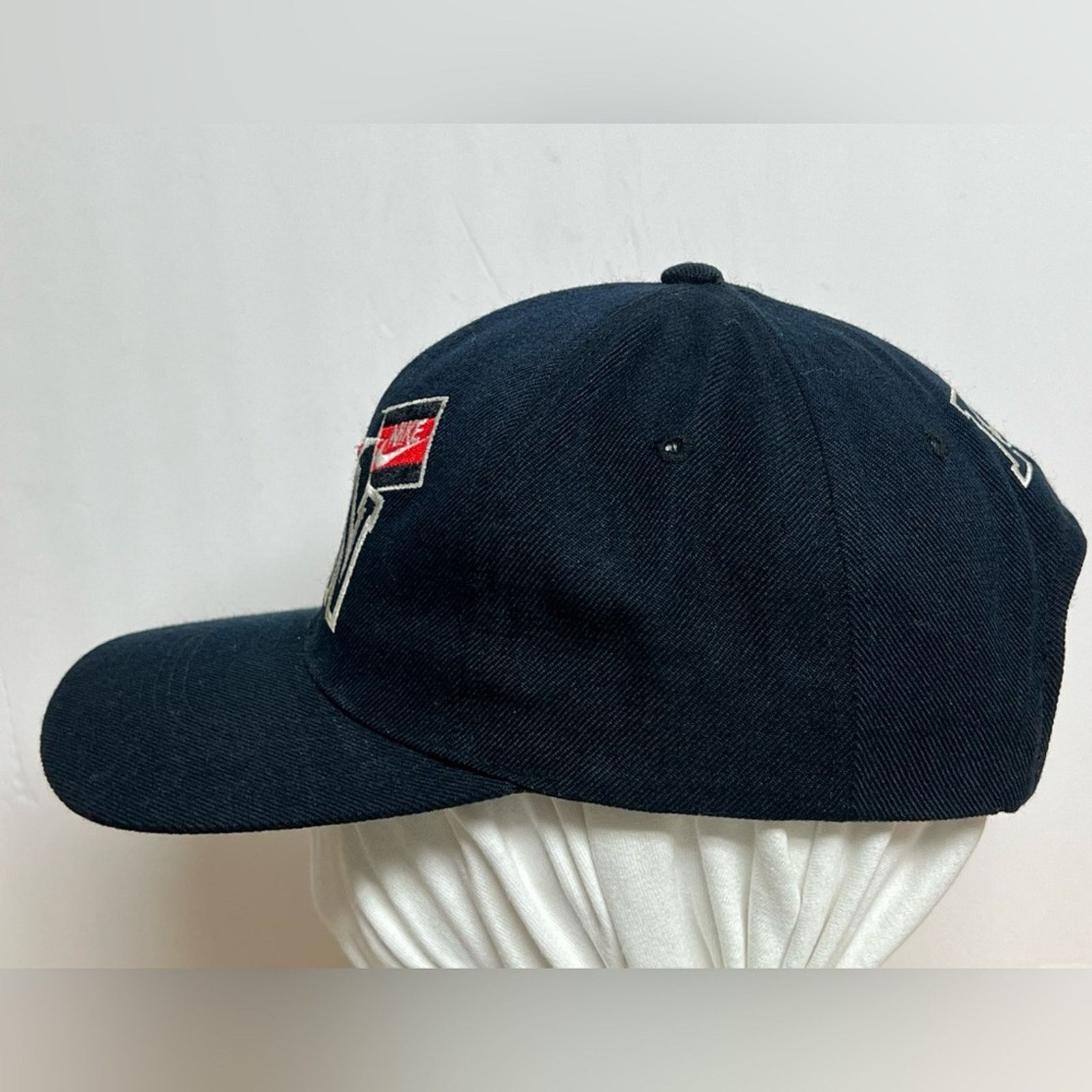 Nike Vintage 90's Nike Team Sports Swoosh Hat 100% Acrylic RARE Size ONE SIZE - 3 Thumbnail