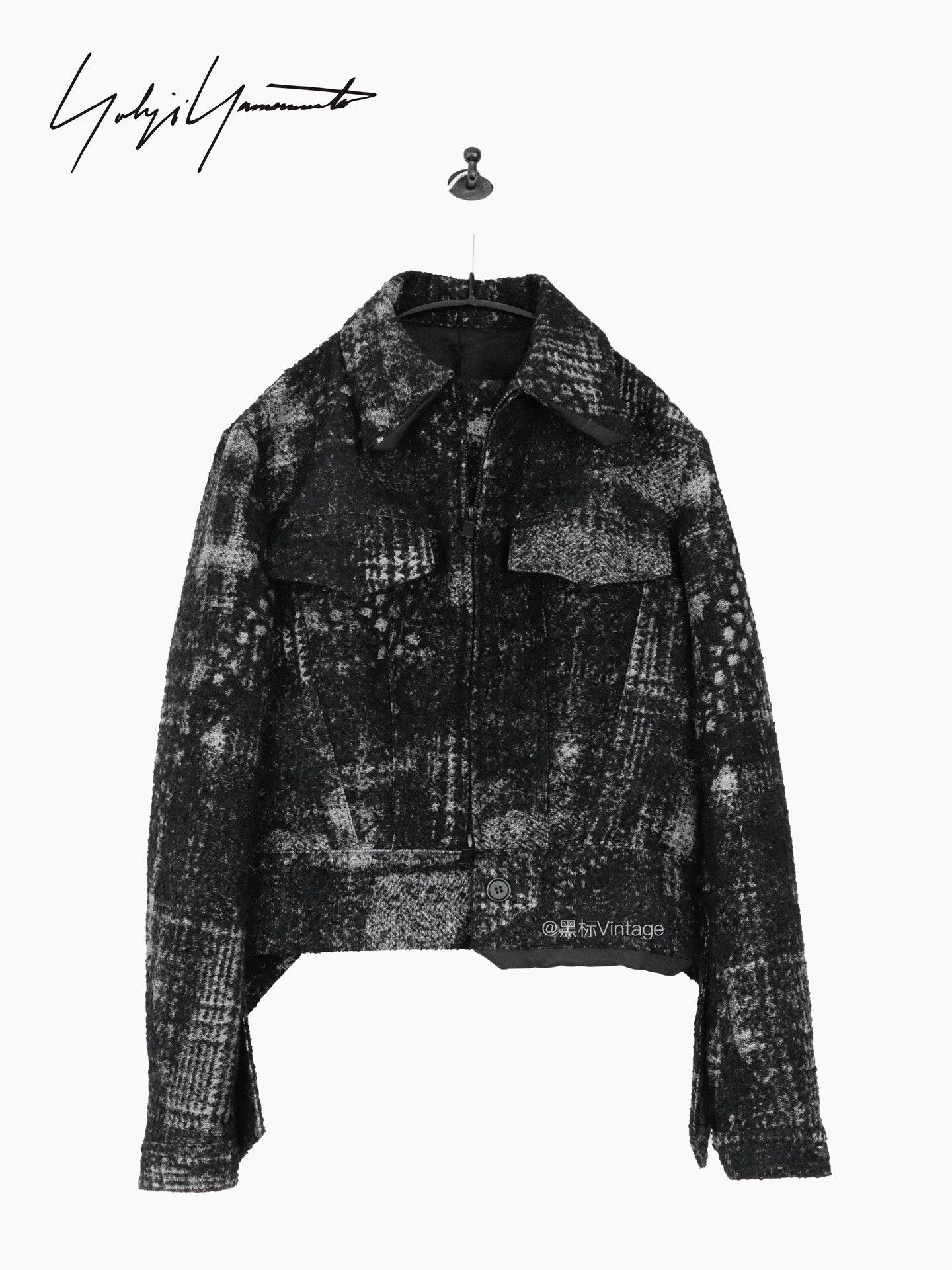 Yohji Yamamoto Yohji Yamamoto 24AW Vintage Jacquard Zip Jacket Women's Size S / US 4 / IT 40 - 2 Thumbnail
