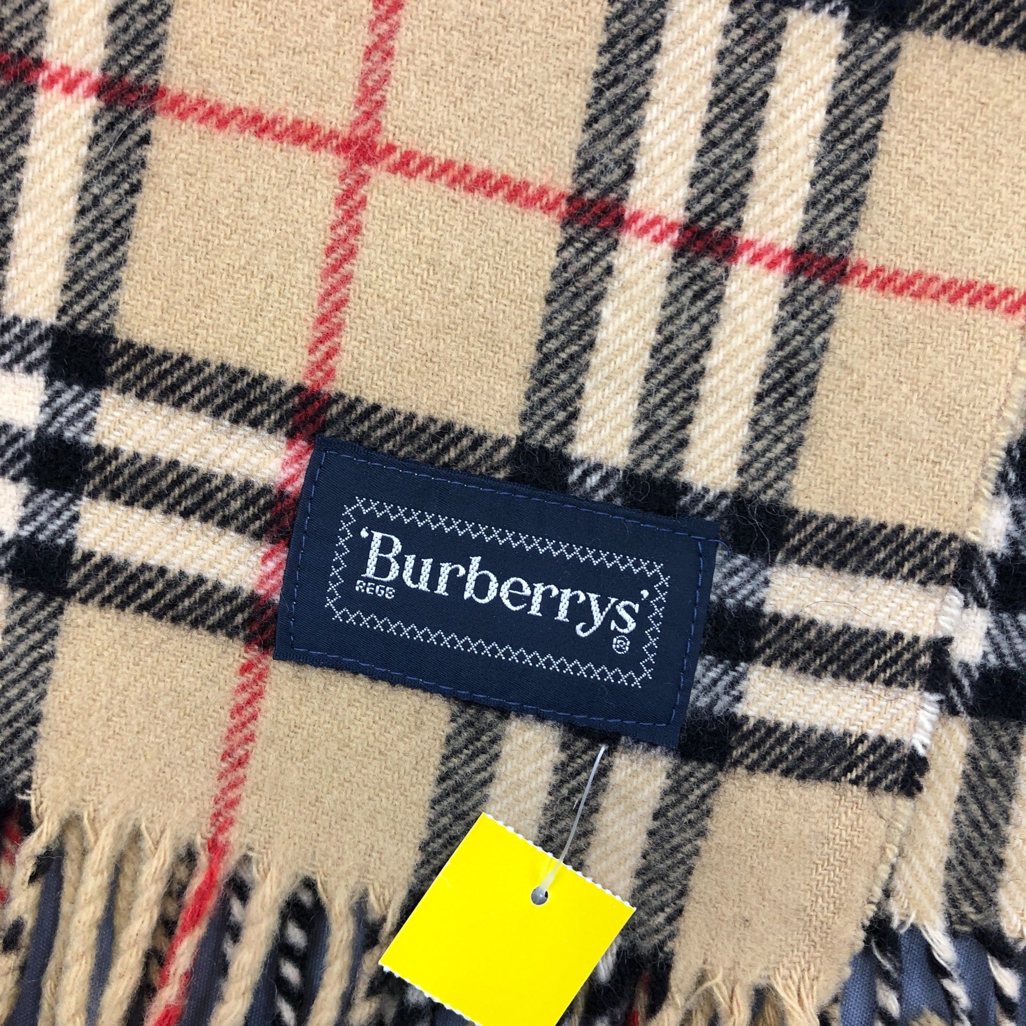 Burberry Vintage Burberry Scarf Muffler Wool Cashmere Scarves. Size ONE SIZE - 6 Thumbnail