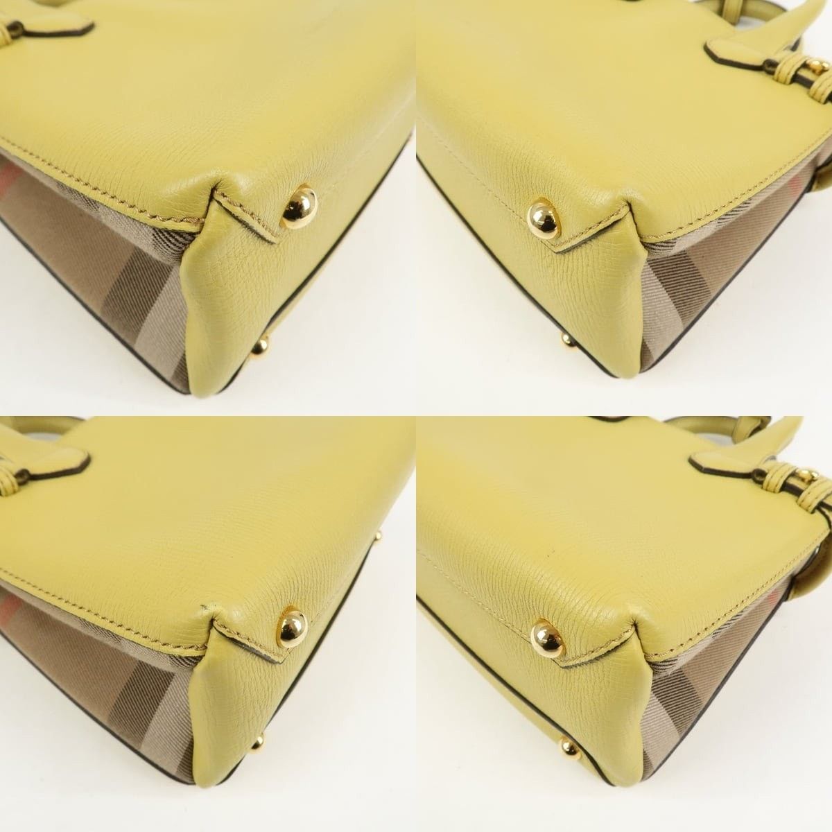 Burberry Burberry Banner Mini Leather Shoulder Bag Yellow Size ONE SIZE - 5 Thumbnail