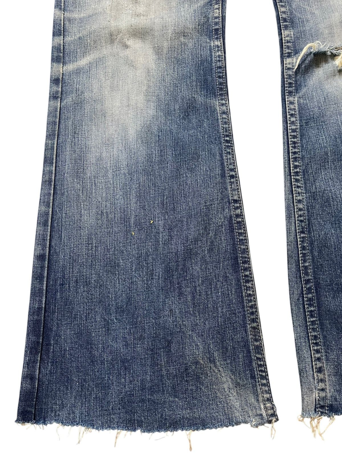 semanticdesign Vintage Japanese Brand Faded Wash Distress Wide Leg Bootcuts Size US 32 / EU 48 - 7 Thumbnail