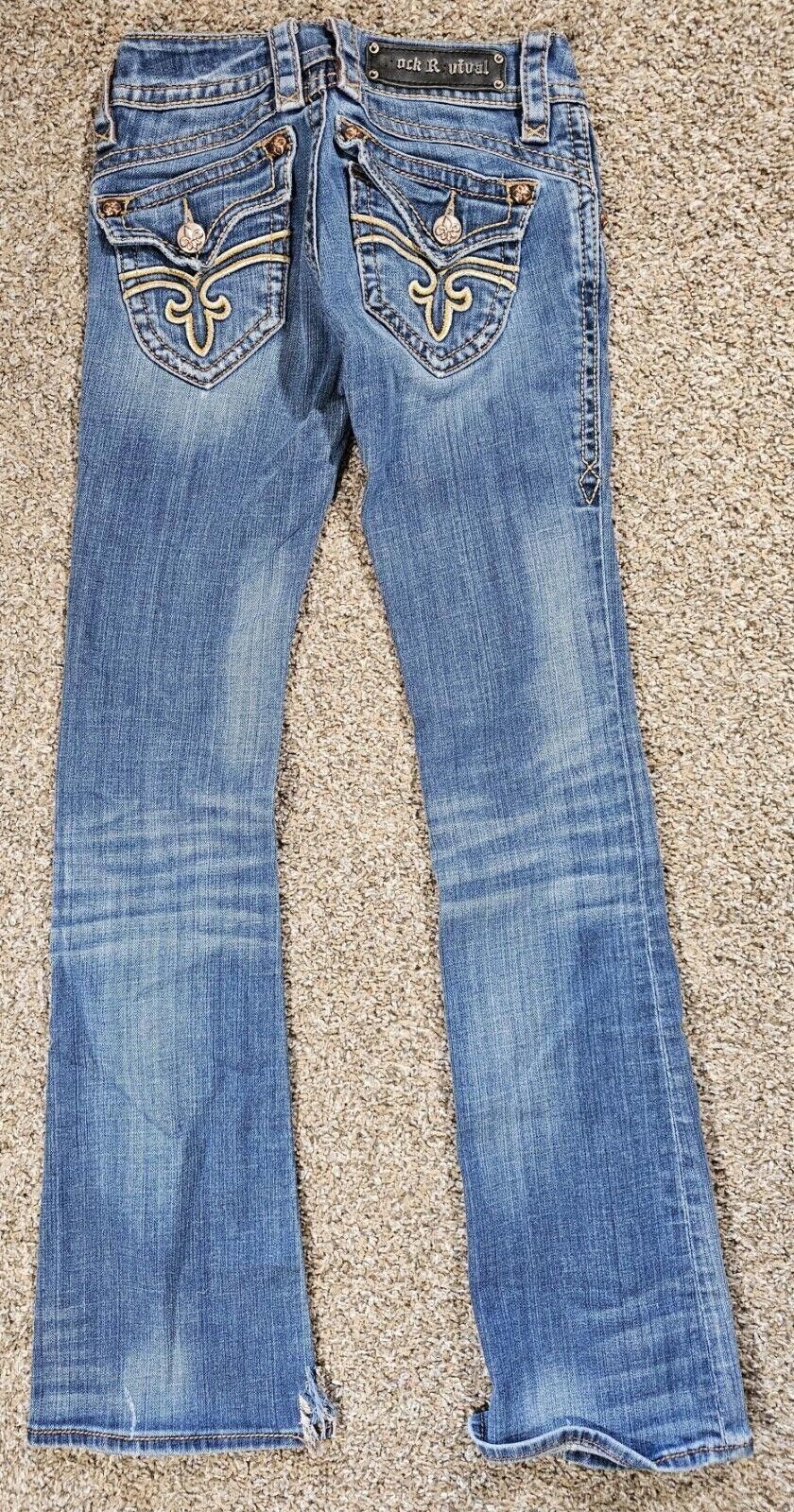 Rock Revival Buckle Rock Revival Jean "Stephanie" Boot 24x31 Distressed Size 42" / US 20 - 8 Thumbnail