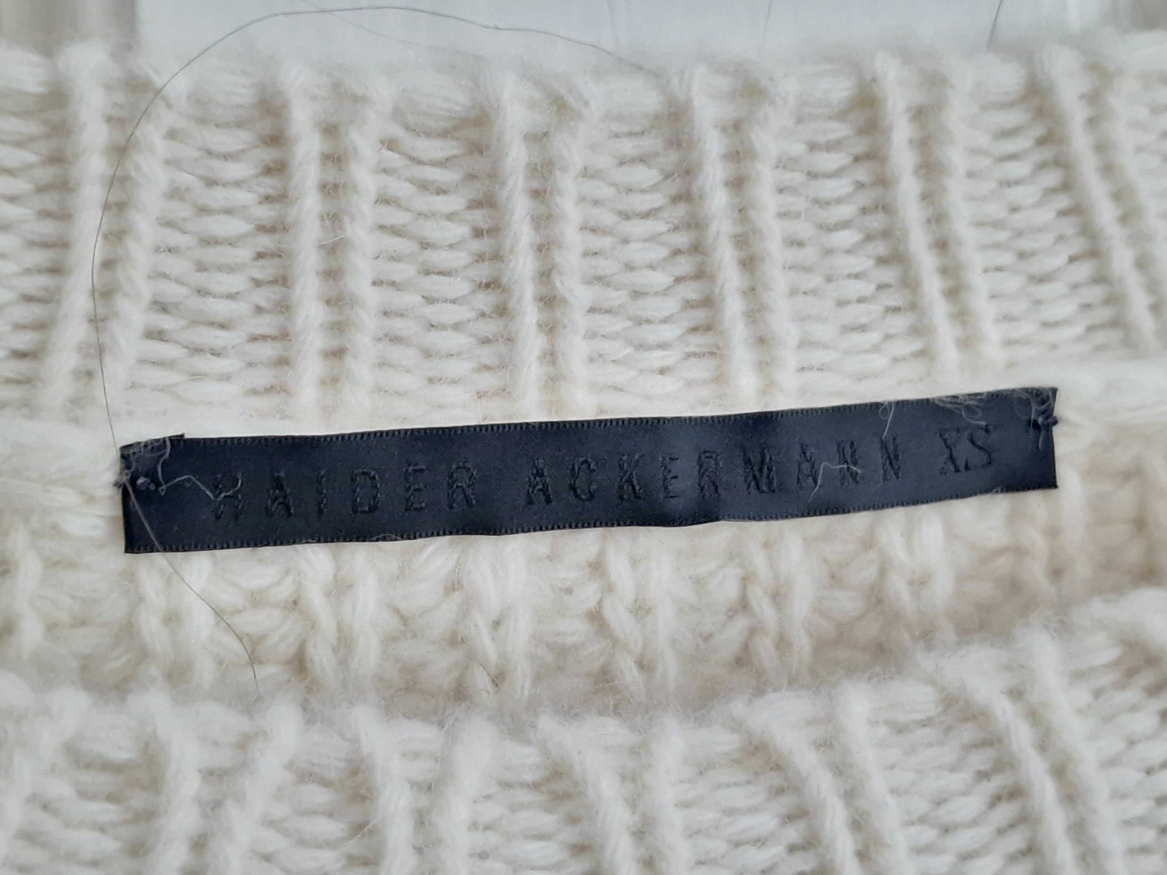 Haider Ackermann AW18 Ivory Angora/Wool Knit (XS) Size US S / EU 44-46 / 1 - 6 Thumbnail